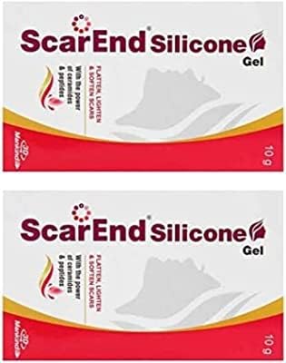 YEUDEU SCAREND Silicone Gel for Scars - 2 Pack (10g Each) - Effective Scar Treatment for Post-Surgery, Acne & Injury Recovery - Medical Grade Silicone Gel for Face & Body