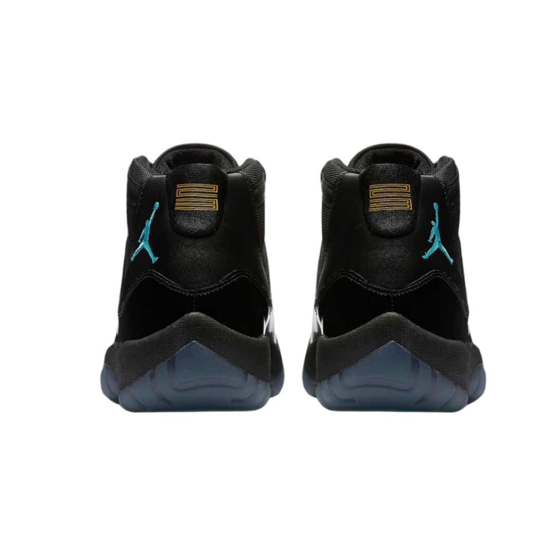 Air Jordan 11 Retro Gamma Blue Black Maize Yellow Basketball Shoes - Men's High-Top Sneakers for Casual Wear & Court Performance