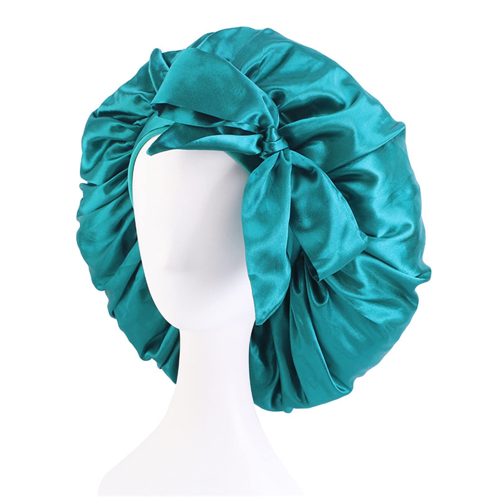 Women's Satin Sleep Cap - Soft Hair Protection Bonnet for Night & Travel - Unisex Sleeping Hat for Men & Women (One Size, Multiple Colors) | Perfect for Curly Hair Care, Bedtime & Airplane Trips