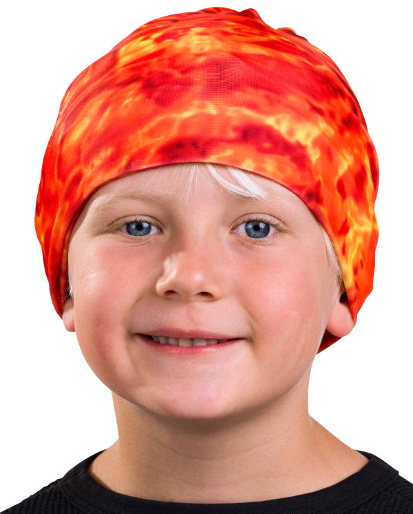 UPF 50+ Kids Reusable Sun Protection Face Mask & Neck Gaiter - Breathable UV Protection for Outdoor Activities, Hiking, Beach & School | Aqua Design