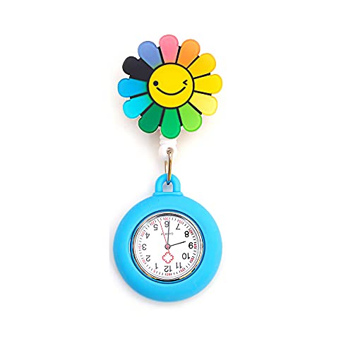 Blue Smiley Flower