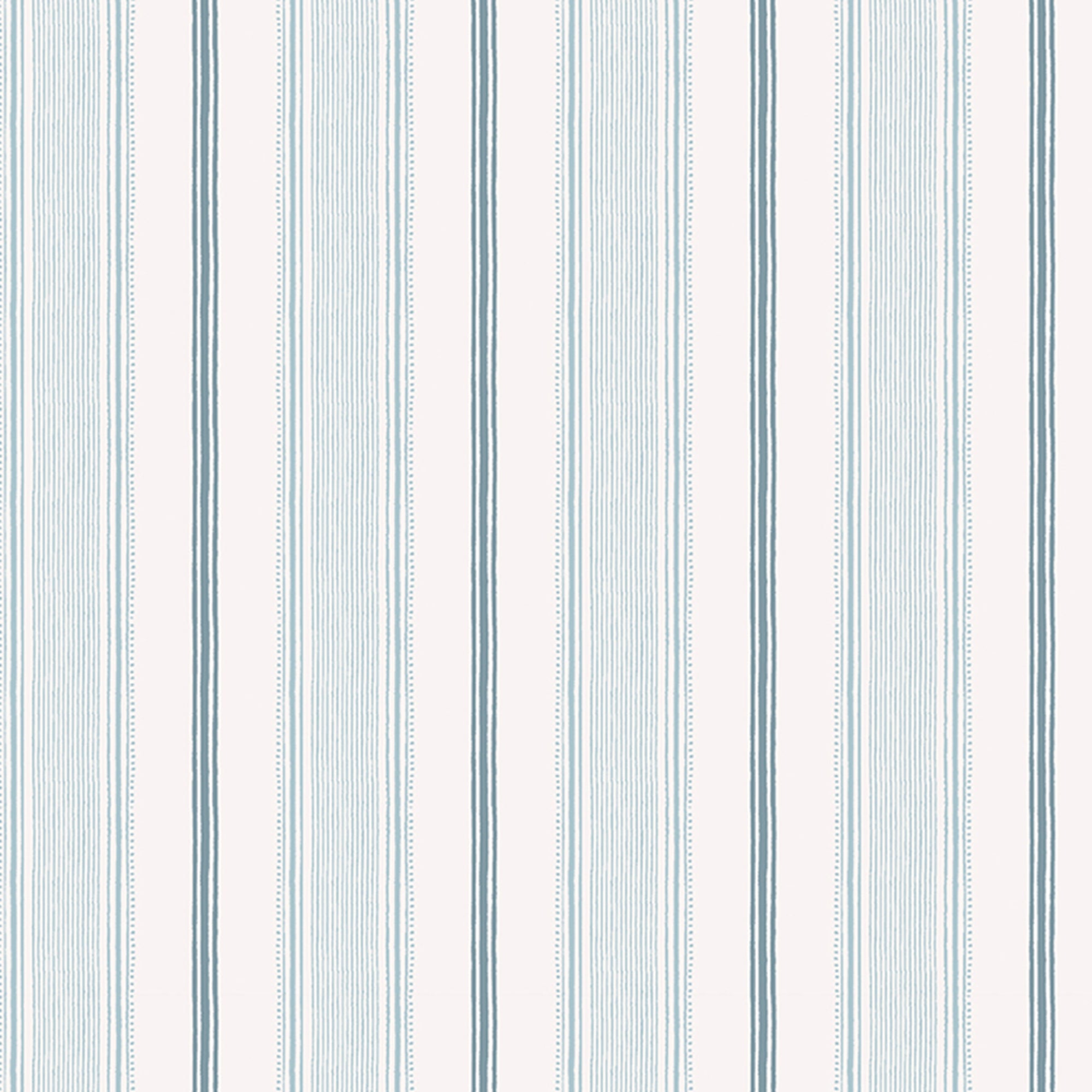 Laura Ashley Heacham Stripe Seaspray Wallpaper - Premium Floral Stripe Design for Living Room, Bedroom & Dining Room Decor