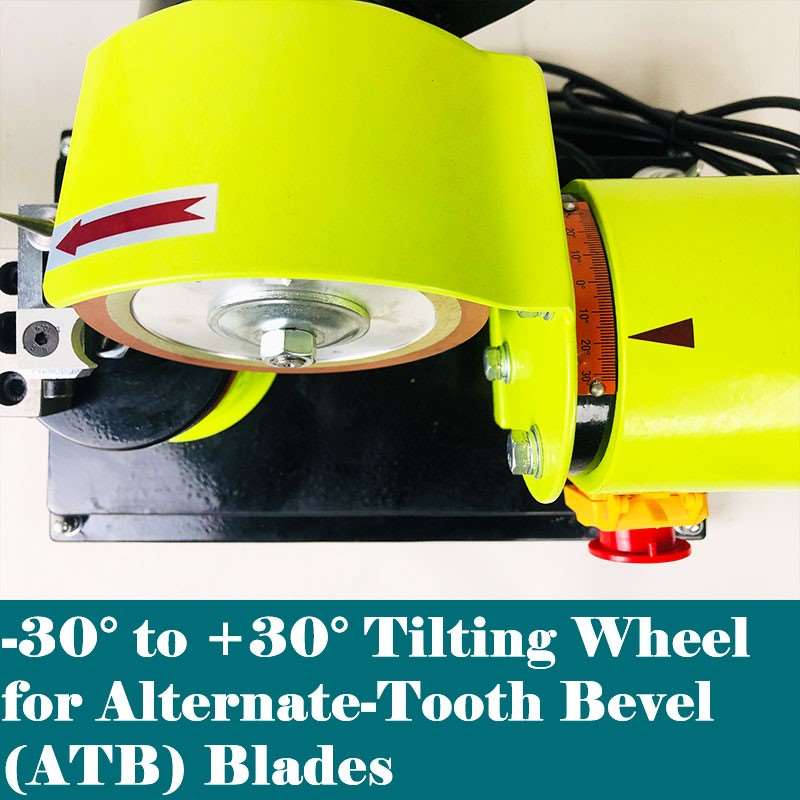 Forestwest 370W Electric Circular Saw Blade Sharpener BM693 - Professional Tool for Sharpening Dull Saw Blades at Home or Workshop