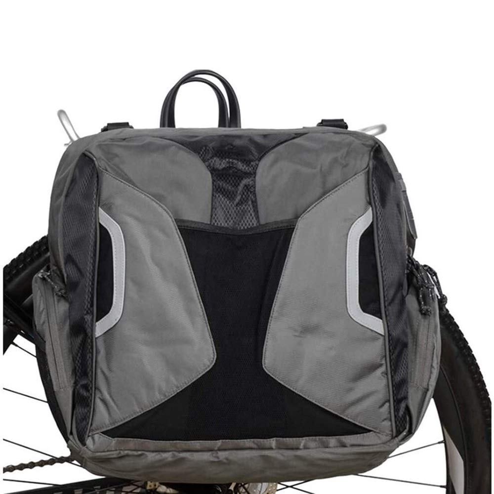 Durable Bike Rack Bag - Waterproof Handlebar & Saddle Bag for Cycling - MTB/Road Bike Rear Seat Cargo Carrier - Convertible Trunk Bag for Commuting, Touring & Outdoor Adventures