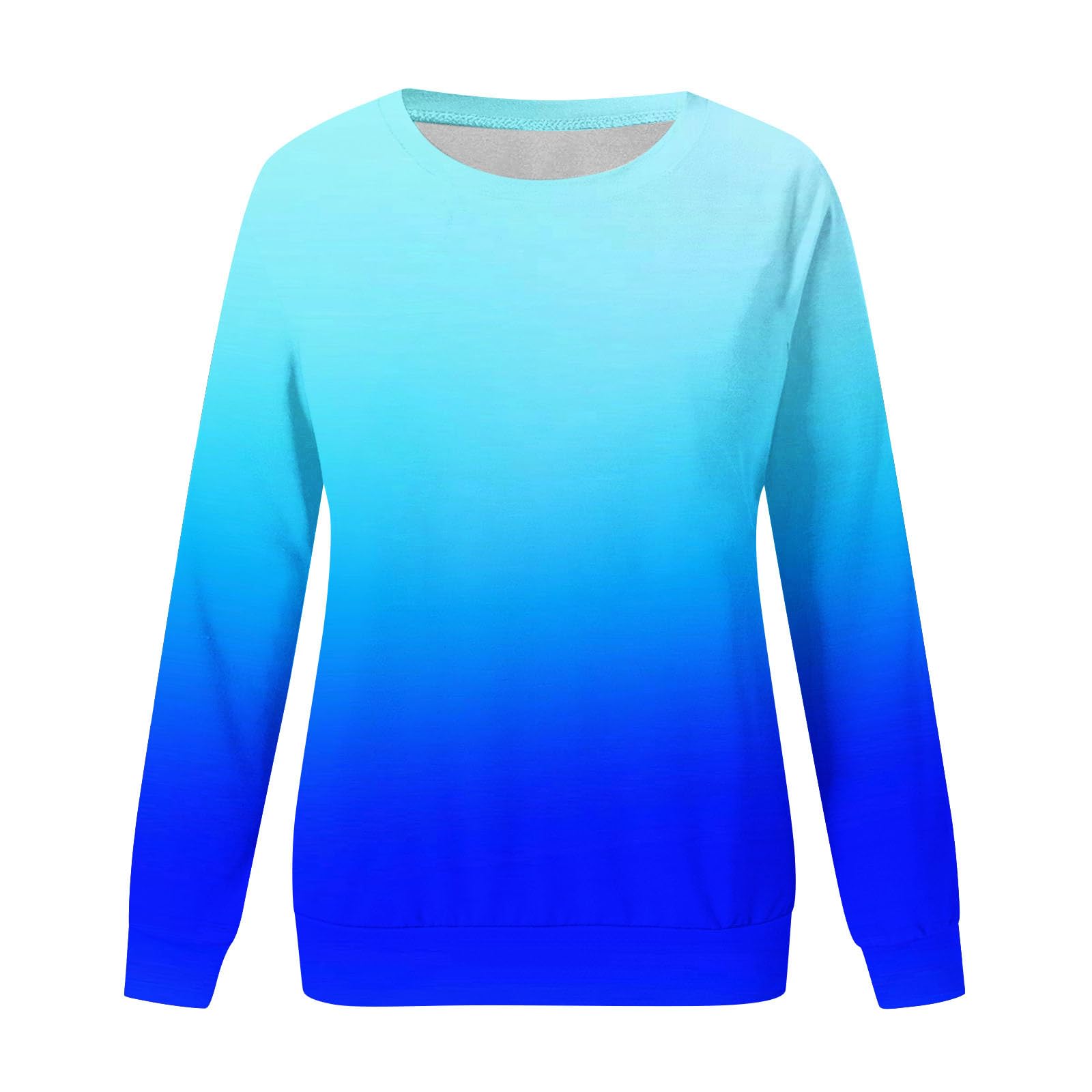 Women's Long Sleeve Crewneck Sweatshirt - Casual Pullover Top, Trendy Loose Fit Fall Fashion 2023 | Perfect for Autumn Layering, Weekend Outfits & Cozy Loungewear