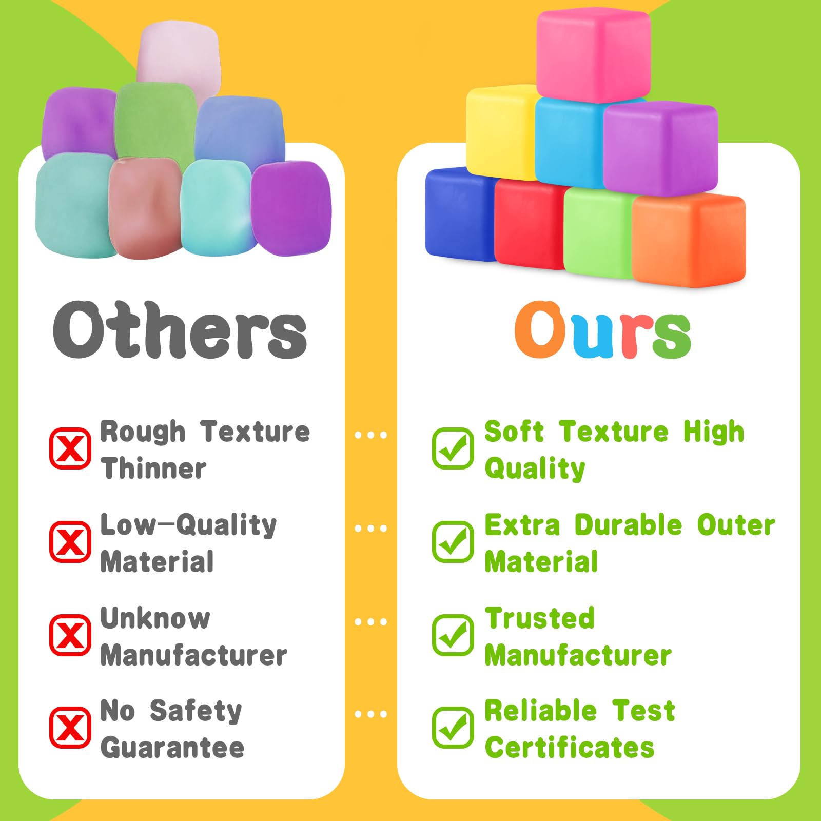 24 Pack Stress Relief Fidget Toys for Kids & Adults - Slow Rising Squishy Stress Balls, Soft Dough Anxiety Relief Toys for Office, Classroom & Home Use