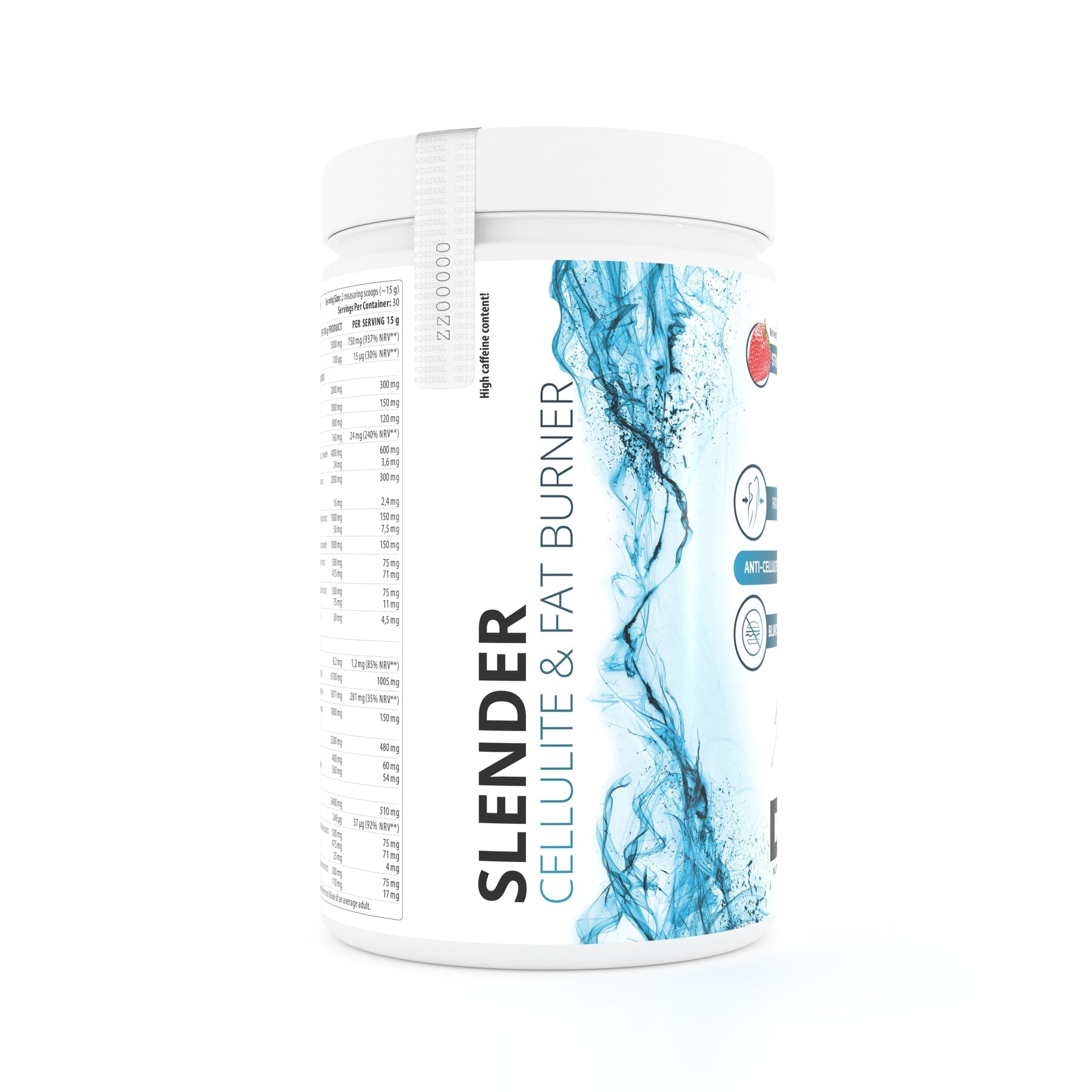 Dorian Yates Slender - Premium Cellulite & Fat Burner Supplement (450g) | Fast-Acting Weight Loss Formula for Women & Men | Perfect for Gym, Workout & Daily Energy Boost