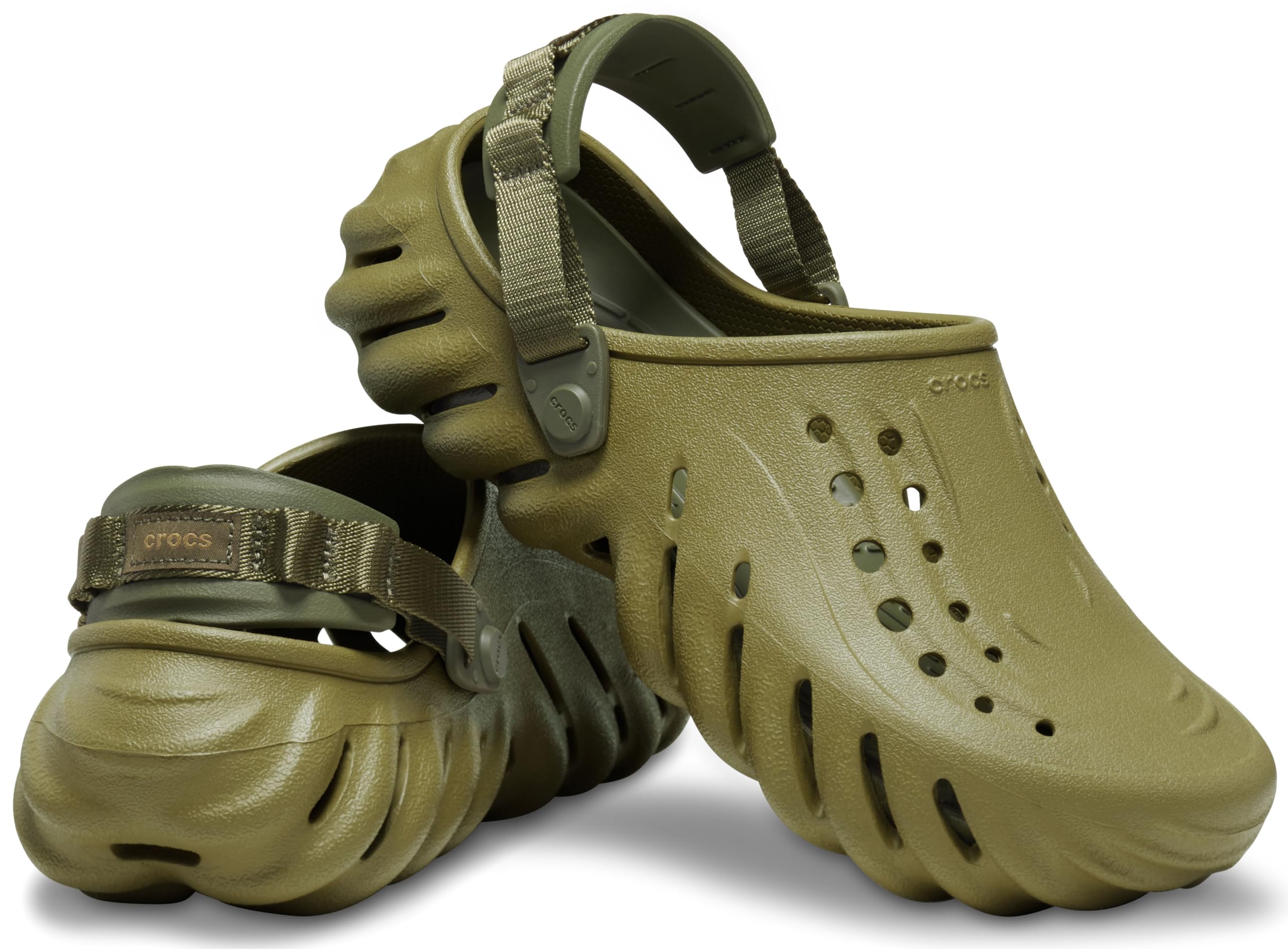 Crocs Unisex-Adult Echo Clog | Comfortable Slip-On Water Shoes for Men & Women | Perfect for Beach, Pool, Garden & Casual Wear