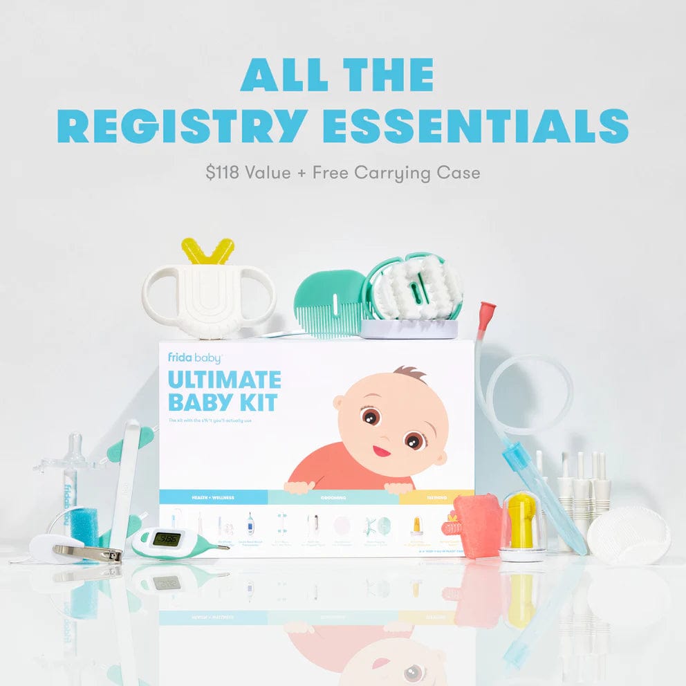 Fridababy Ultimate Baby Kit - Newborn Essentials for Bathing, Grooming & Health Care - Perfect Baby Shower Gift for Parents