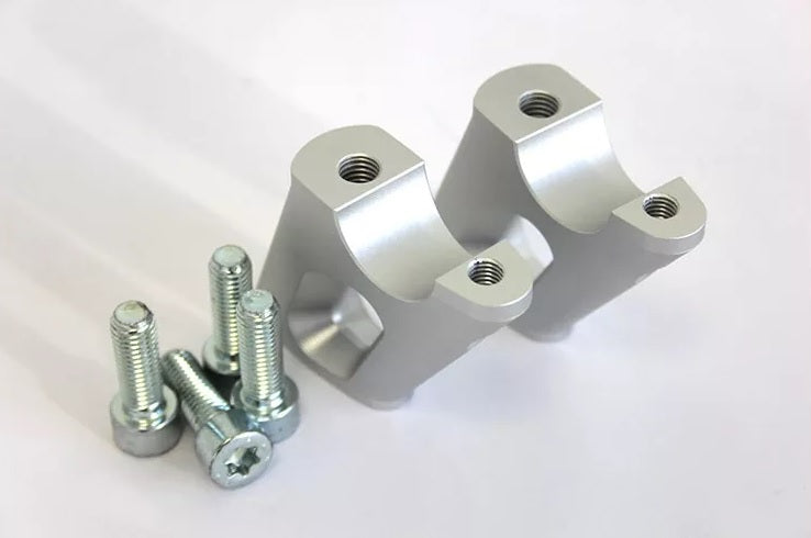 Hornig RnineT Handlebar Risers for BMW Motorcycles - Adjustable Comfort & Ergonomics for Long Rides & Adventure Touring
