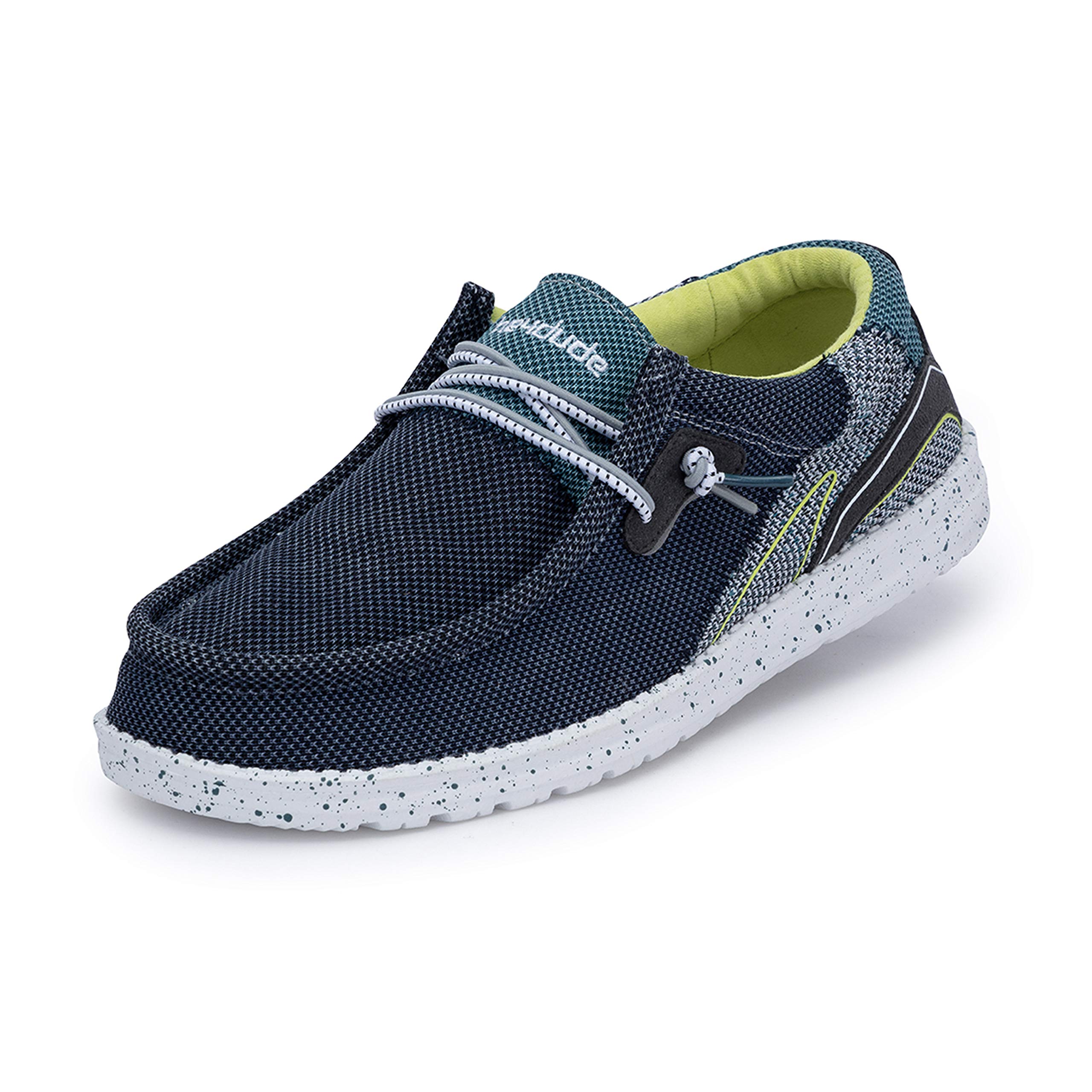 Hey Dude Men's Wally Hawk Wool Dark Grey Slip-On Loafers - Comfortable & Lightweight Casual Shoes for Men - Perfect for Walking, Travel & Everyday Wear