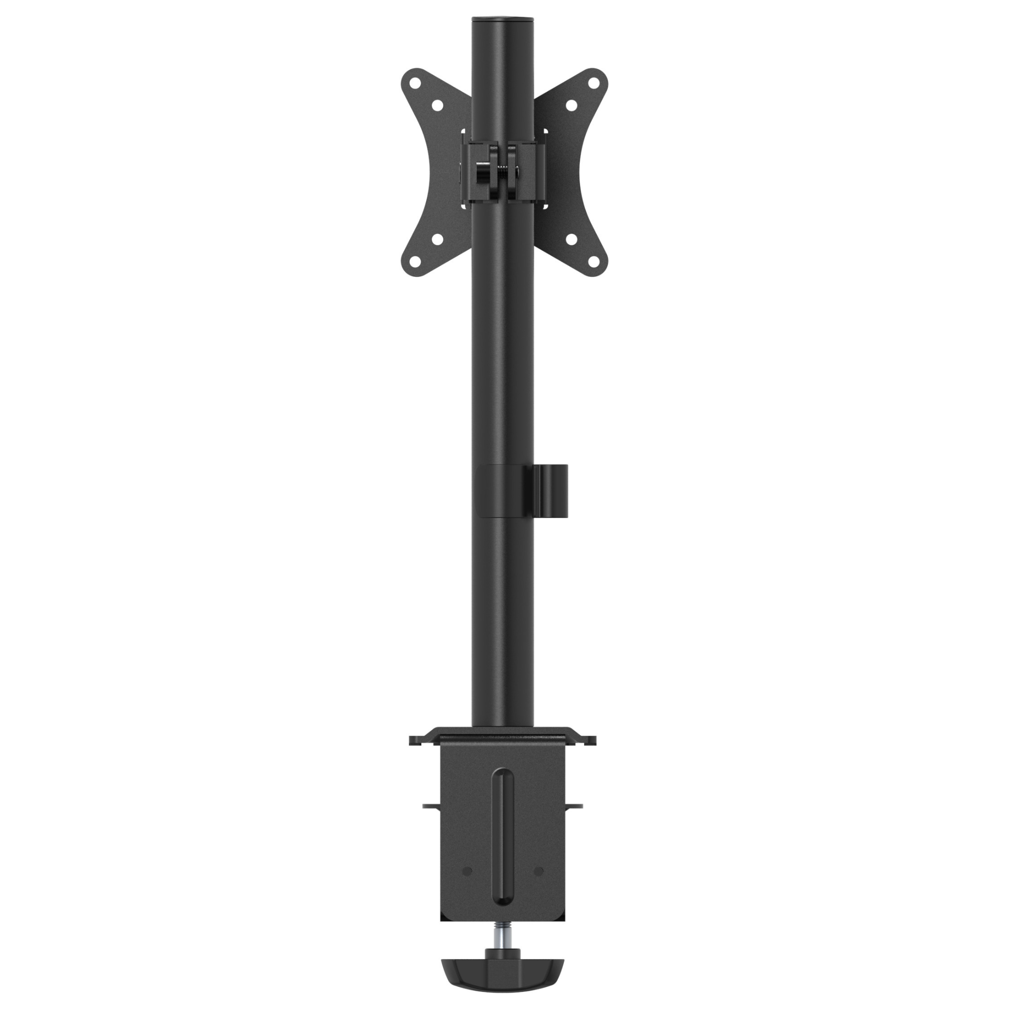 Outshine Gaming Single Monitor Mount - Adjustable VESA Desk Stand for 17-32 inch Screens - Perfect for Home Office, Gaming Setup & Workstation Ergonomics