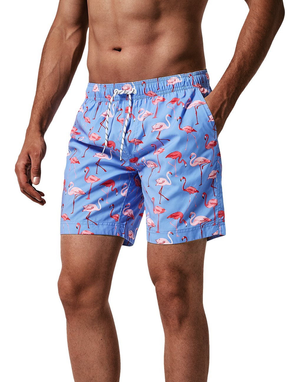 Men's Slim Fit Quick Dry Swim Shorts - Lightweight & Comfortable for Beach & Pool