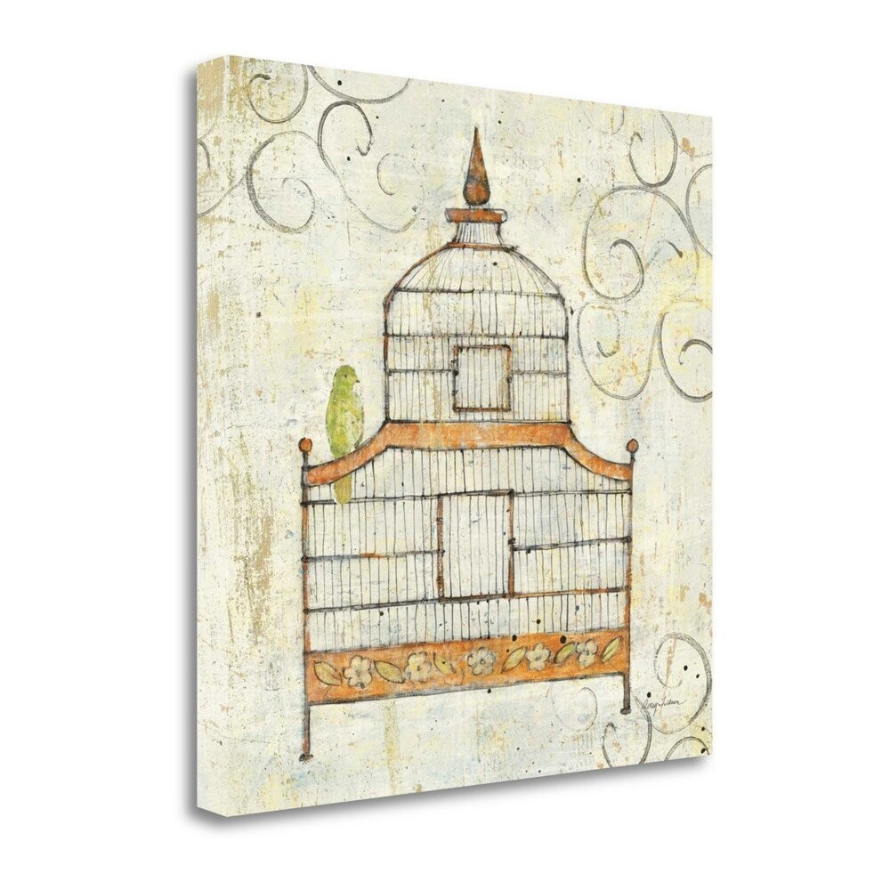 Avery Tillmon Bird Cage III - Fine Art Giclee Print on Gallery Wrap Canvas, Ready to Hang Wall Decor for Living Room, Bedroom & Office