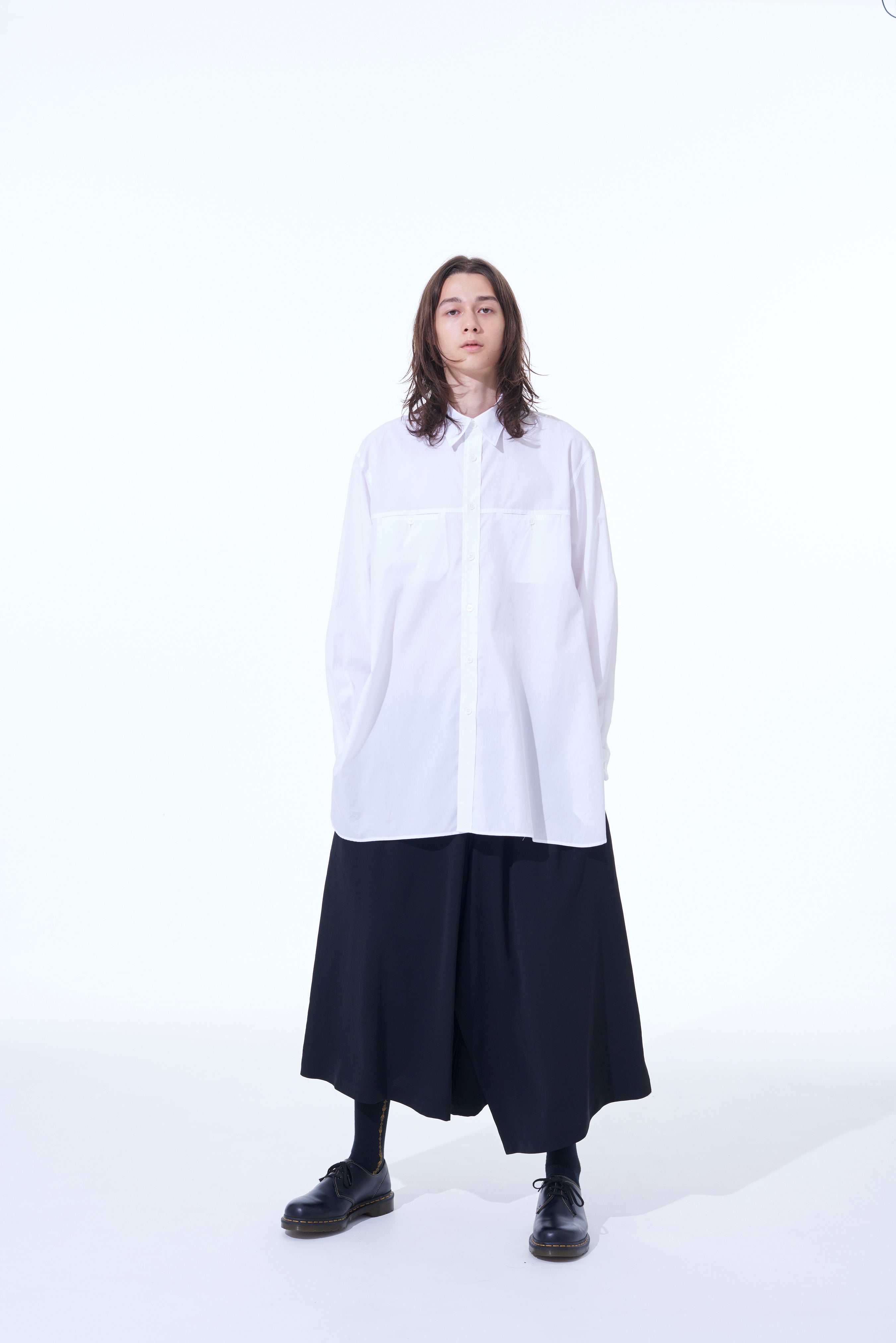 Stylish Cotton Broadcloth Shirt with Elegant Back Drape Detail - Perfect for Office Wear & Casual Outings