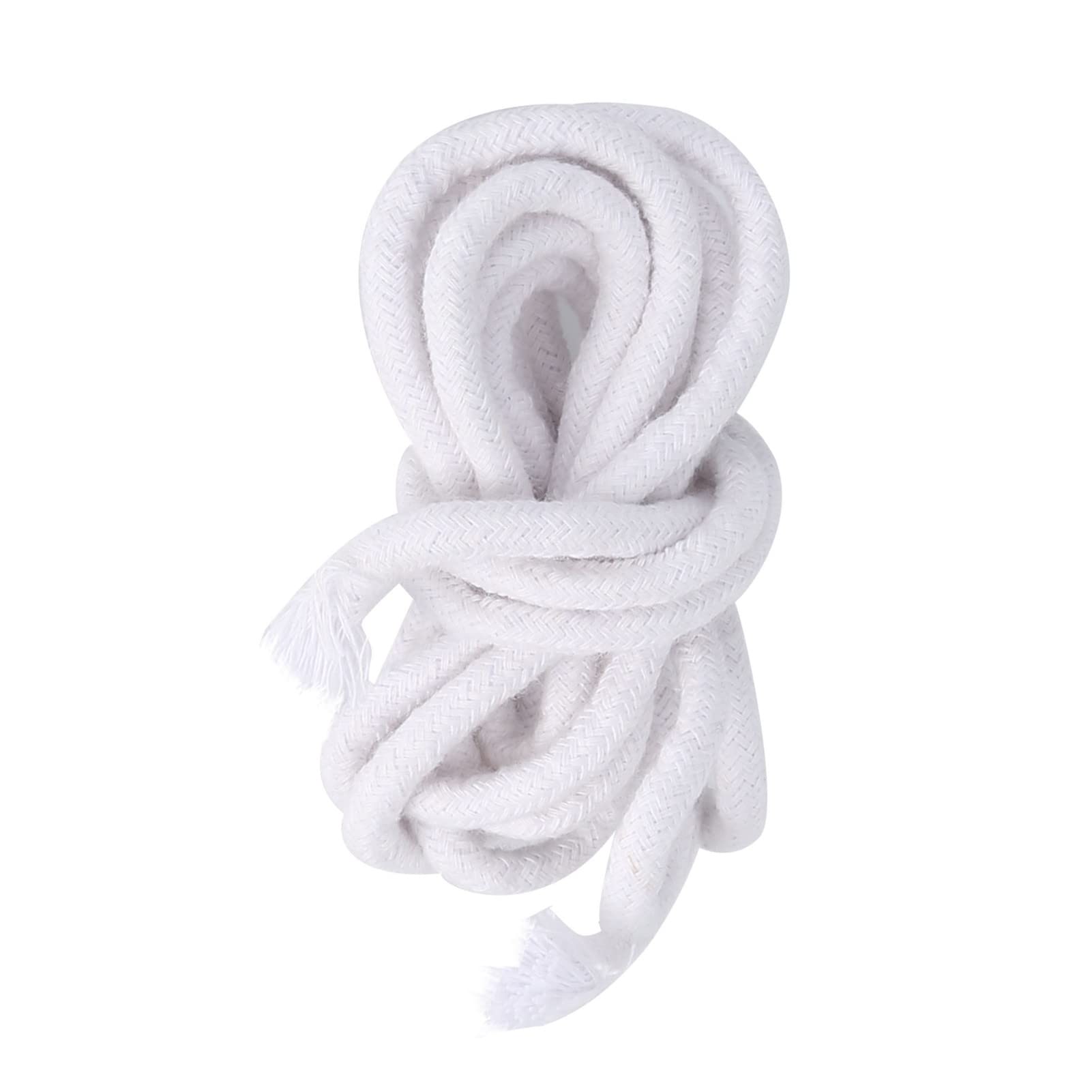 Premium Cotton Braided Candle Wick - 2 Meter Round Oil Lamp Replacement Wick, Soft & Durable for DIY Candle Making, Oil Lamps & Home Decor Projects - Perfect for Aromatherapy, Emergency Lighting & Cozy Ambiance