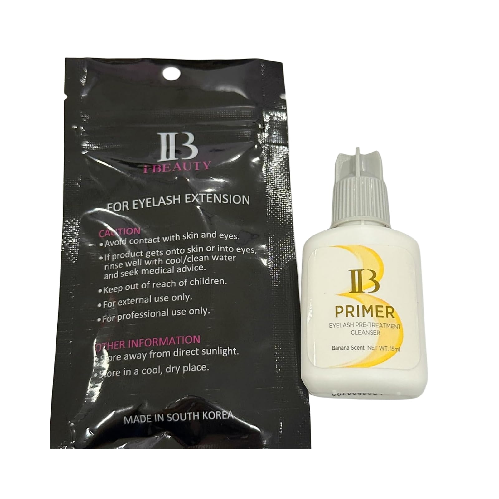 Professional Eyelash Extension Glue Primer & Sealant - 15ml for Long-Lasting Lash Adhesion - 1PC - Perfect for Salon & Home Lash Extensions Care