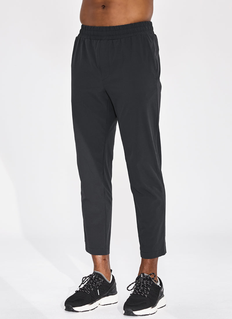 Men's Stretchable Comfortable Elastic Waist Pants - Soft Breathable Fabric for Casual Wear, Workout & Lounge - Size 9.0