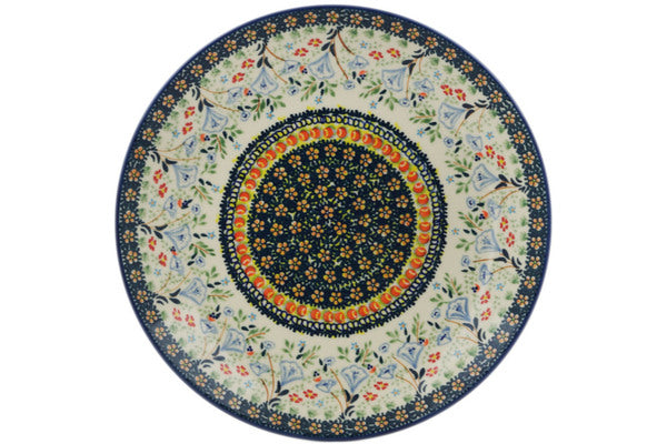 10-Piece Wildflower Meadow Dinner Plate Set - Elegant Floral Design for Dining, Parties & Home Decor | Dishwasher & Microwave Safe