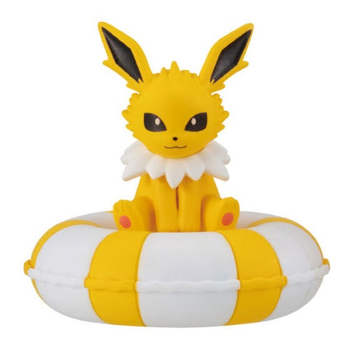 Bandai Pokemon Puka Puka Floating Ring Vol. 04 - 2 Inch Mini Collectible Figure for Bath Toys, Pool Floats & Kids Water Play