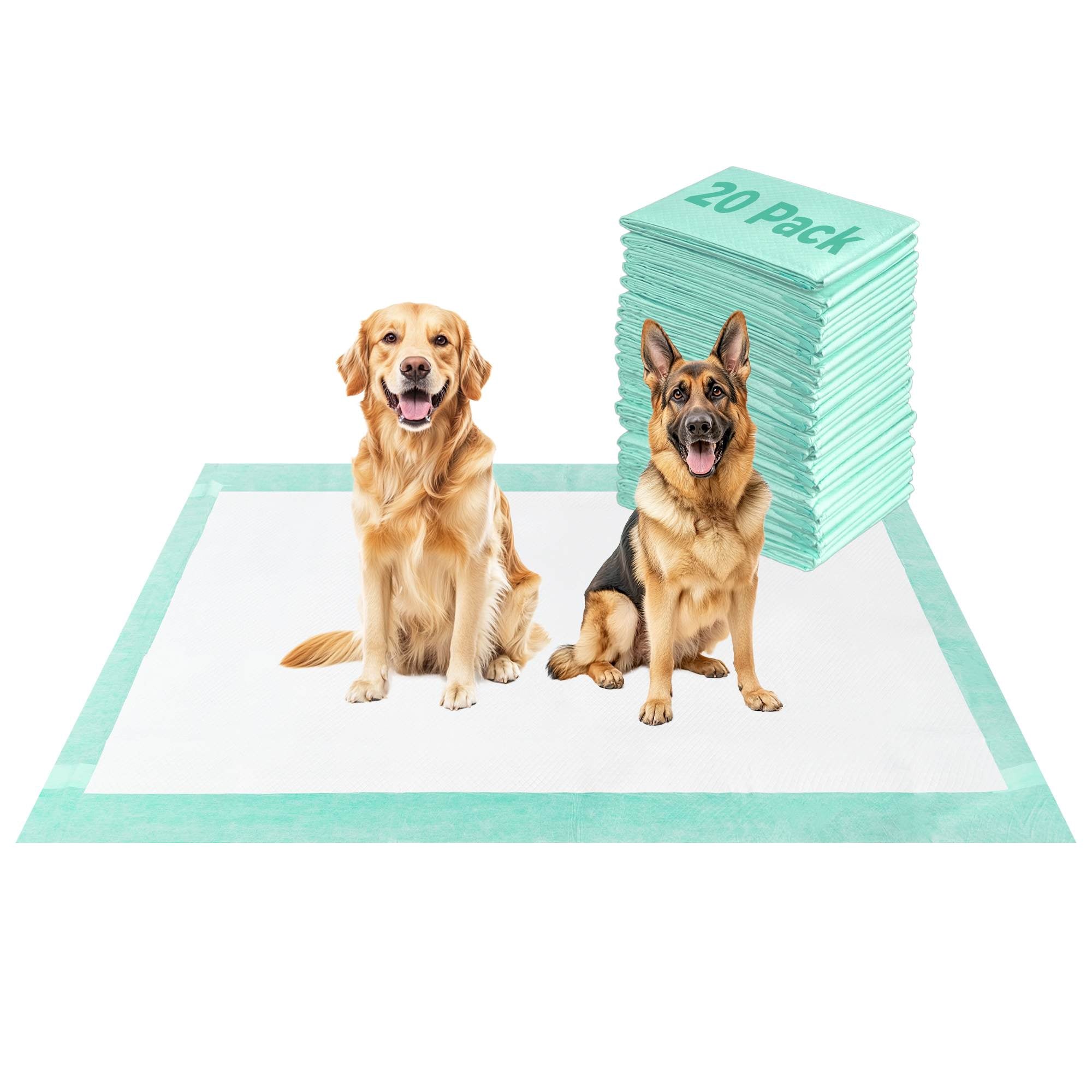 Extra Large Disposable Puppy Pads for Potty Training, Whelping & Housebreaking - Super Absorbent Dog Pee Pads for Puppies, Senior Dogs & Indoor Use (Perfect for Crate Training, Kennels & Pet Carriers)