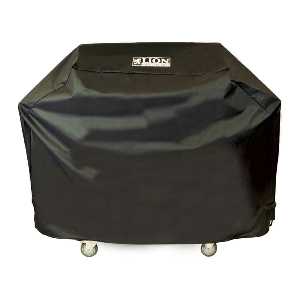 Lion L 90000 Heavy-Duty Waterproof Freestanding Grill Cover for Outdoor BBQ, Patio & Backyard Use - Universal Fit for Most Grills