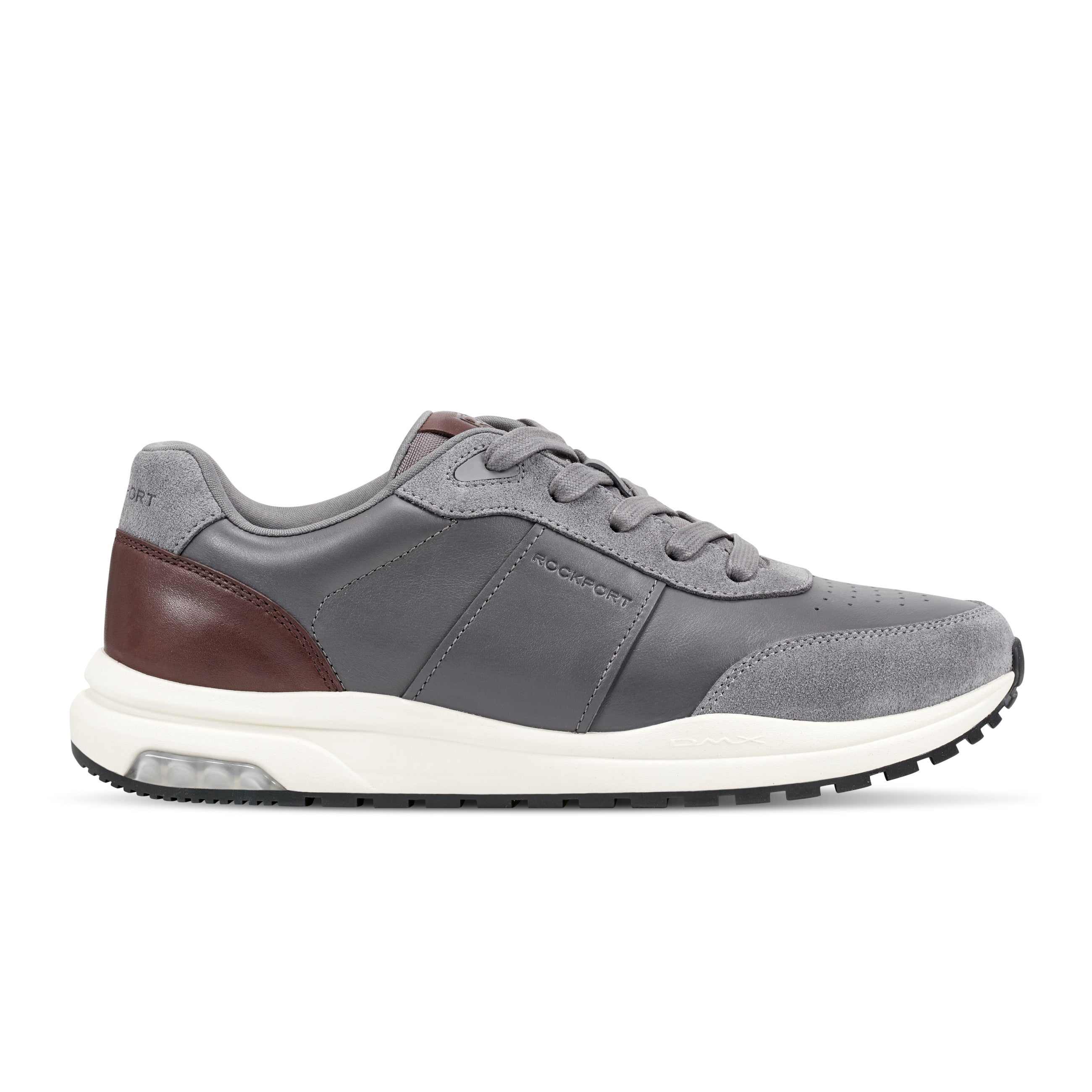Rockport X Reebok Men's DMX™ Baker Casual Lace Up Sneakers - Comfortable Walking Shoes for Men - Perfect for Work, Travel & Everyday Wear