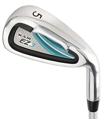 Ram Golf EZ3 Ladies Right Hand Iron Set 5-6-7-8-9-PW with Free Hybrid - Perfect for Beginners and Casual Golfers on the Course