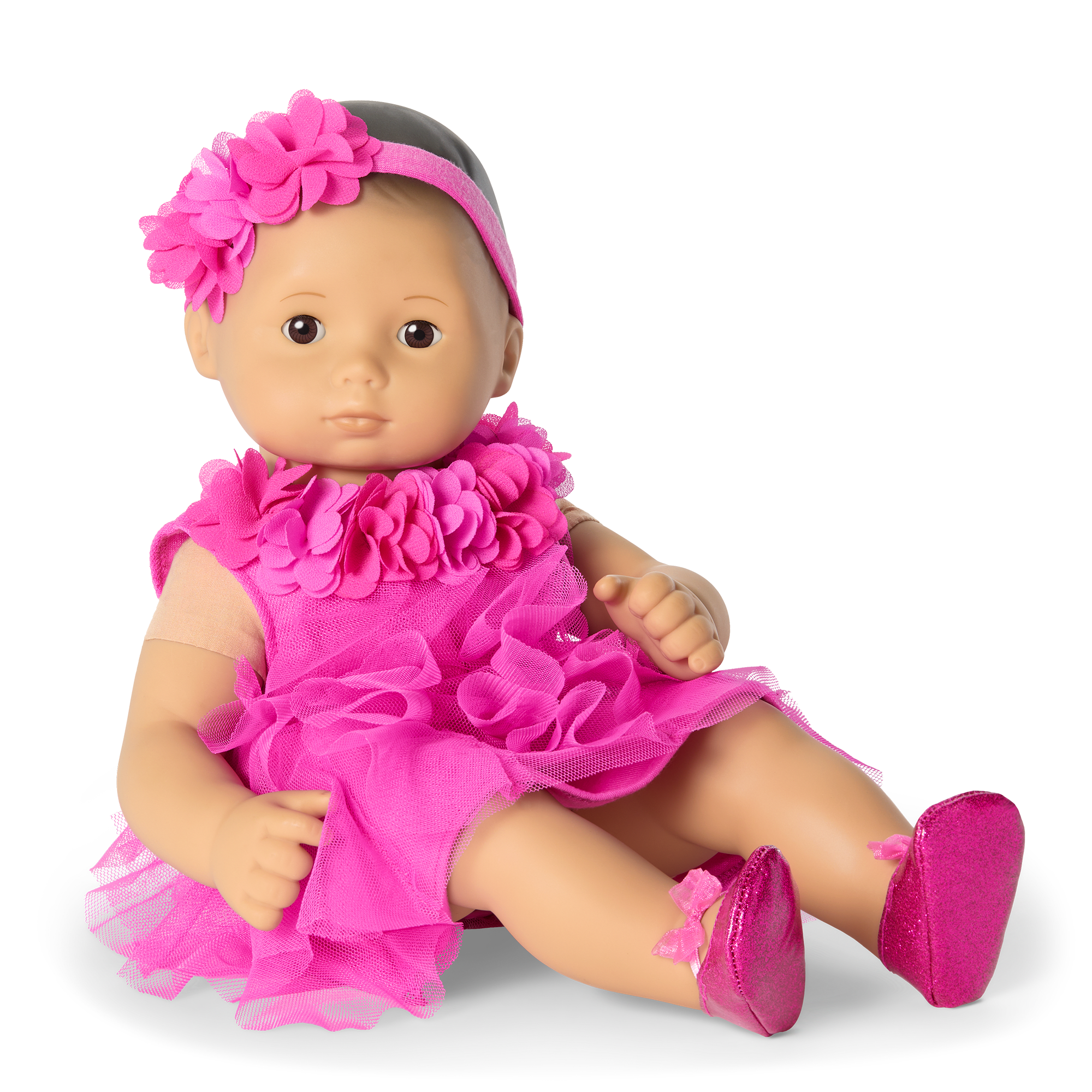 Pink Birthday Party Dresses for Little Girls & Bitty Baby Dolls - Matching Outfits for Birthday Celebrations & Special Occasions