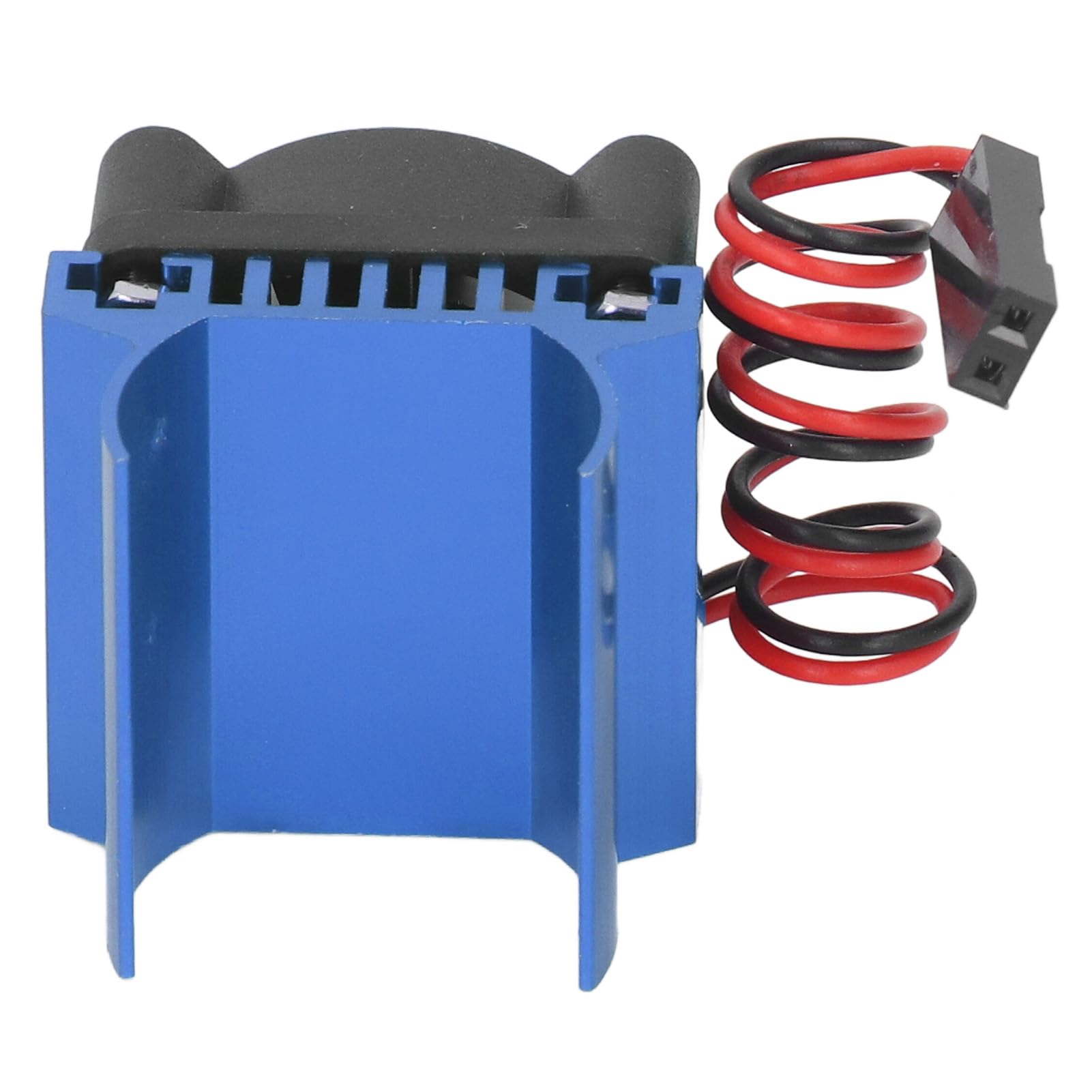 High-Performance RC Motor Cooling Fan & Heatsink - Compatible with Traxxas 1/18 Scale Remote Control Cars (Blue) - Essential Upgrade for Off-Road Bashing & High-Speed Racing