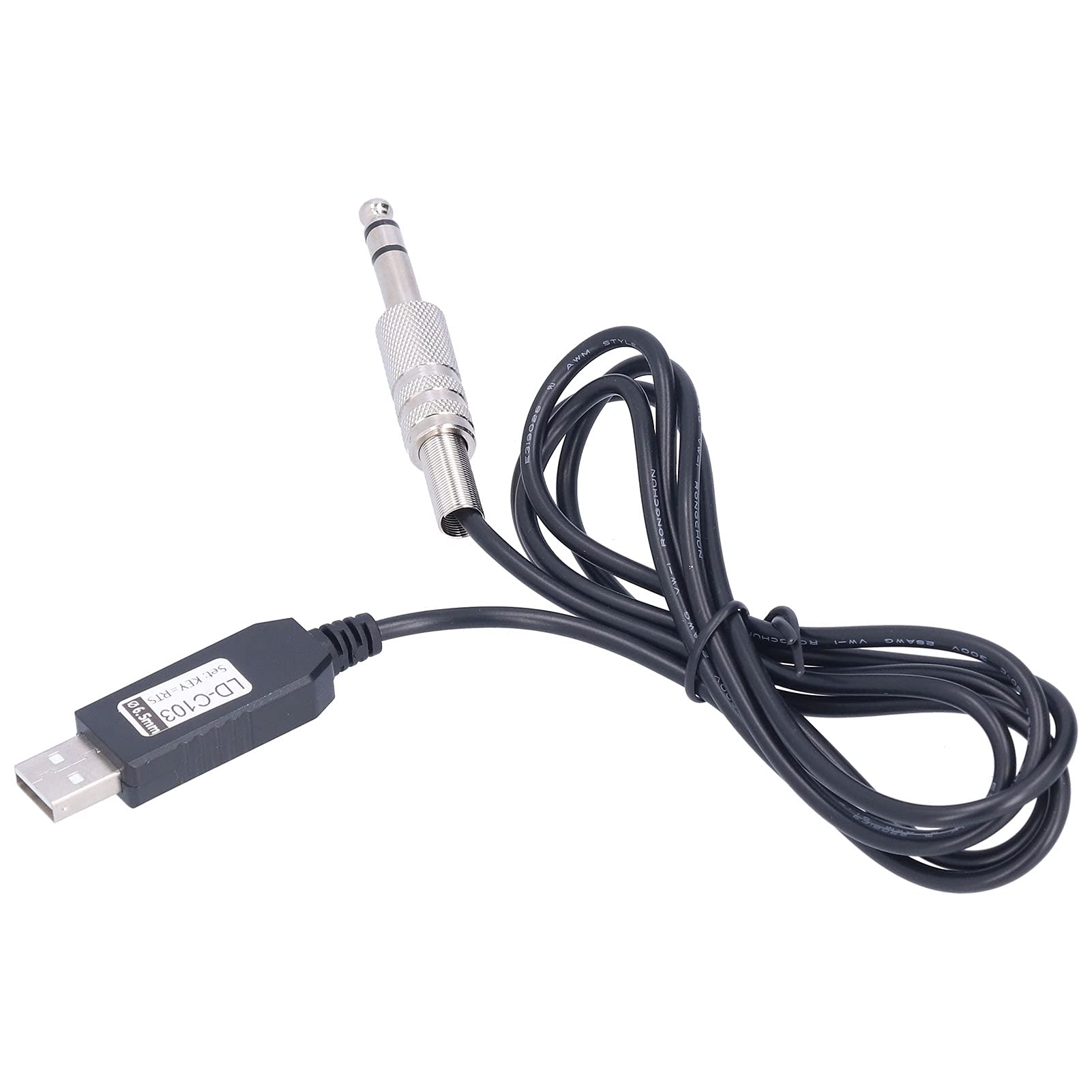 USB Radio Cable - 1.5M Standard Interface ABS Wear-Resistant Connection Line for Broadcasting Equipment | Studio, DJ, Live Streaming Setup Accessory