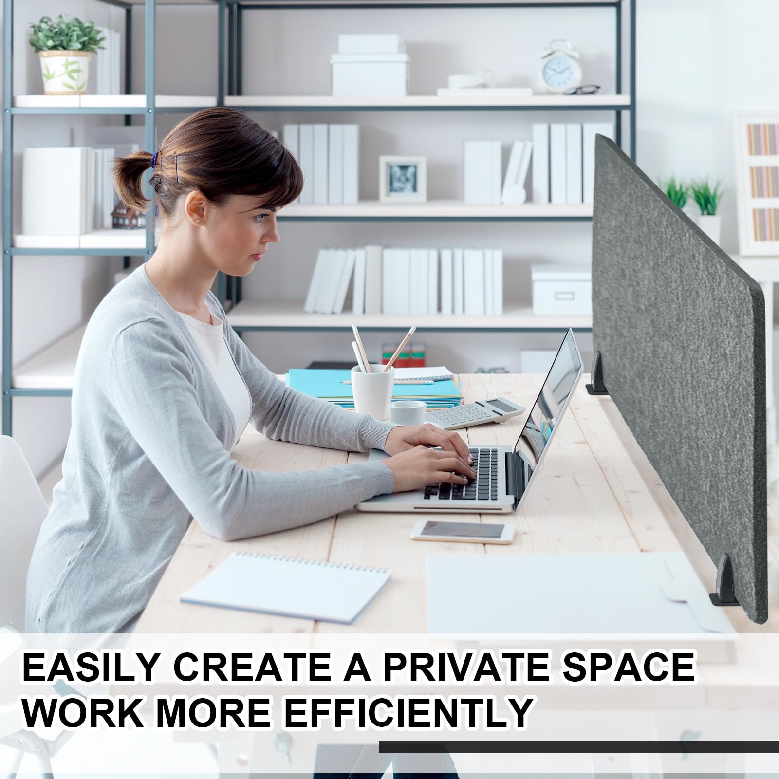 Soundproof Desk Divider Panel 16