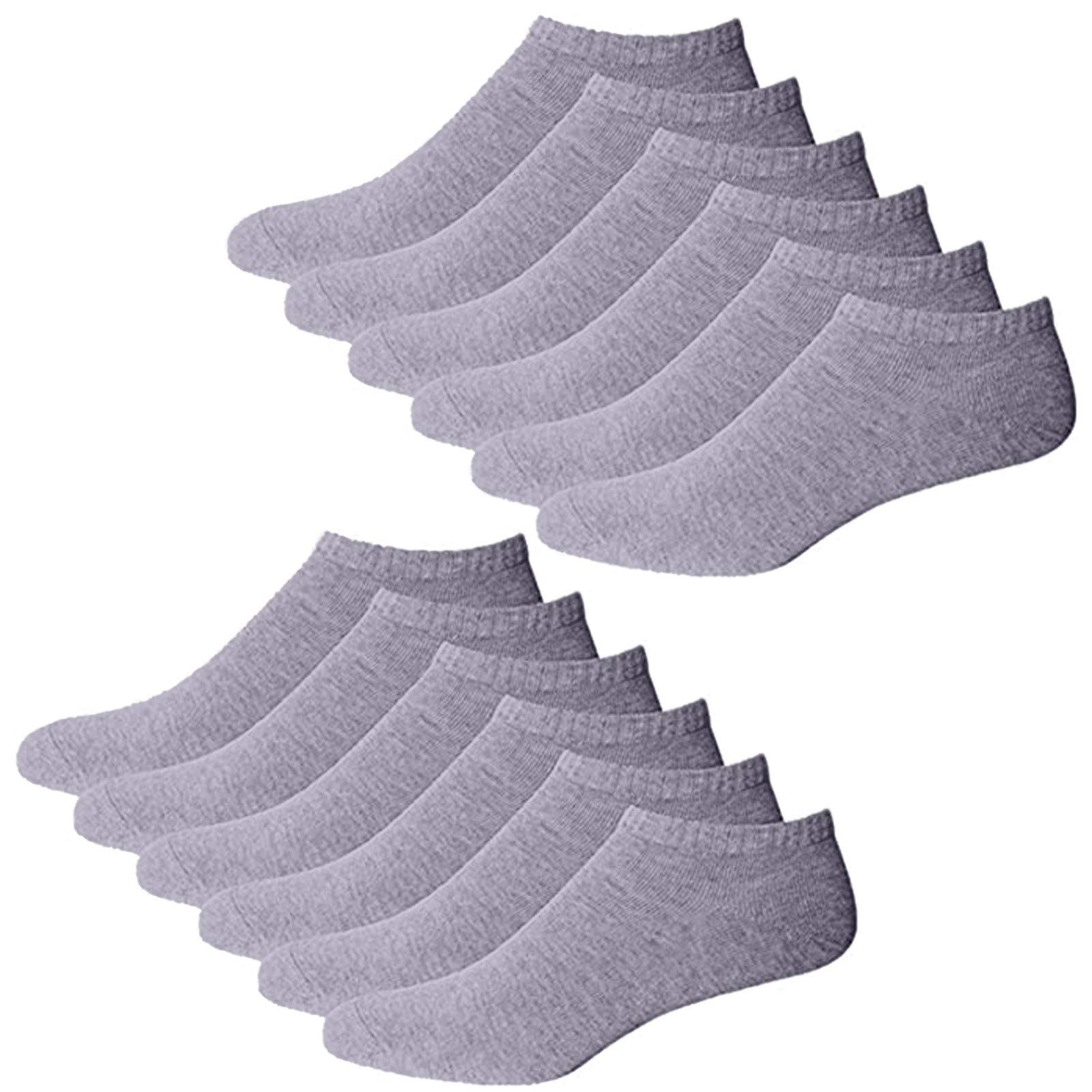 Breathable Men's & Women's Sports Socks - 10 Pairs Half Cushioned Short Compression Socks for Running, Gym & Daily Wear - Footloose Comfort for Active Lifestyles