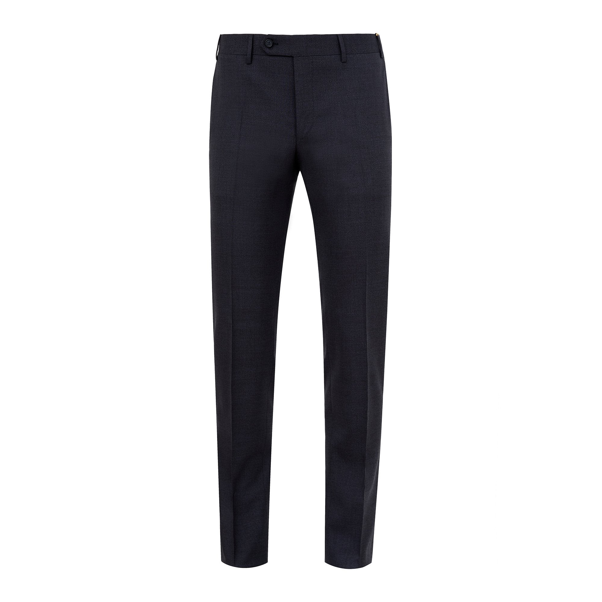 CANALI Men's Stretch Wool Dress Pants - Comfortable & Stylish Formal Trousers for Office, Business & Special Occasions