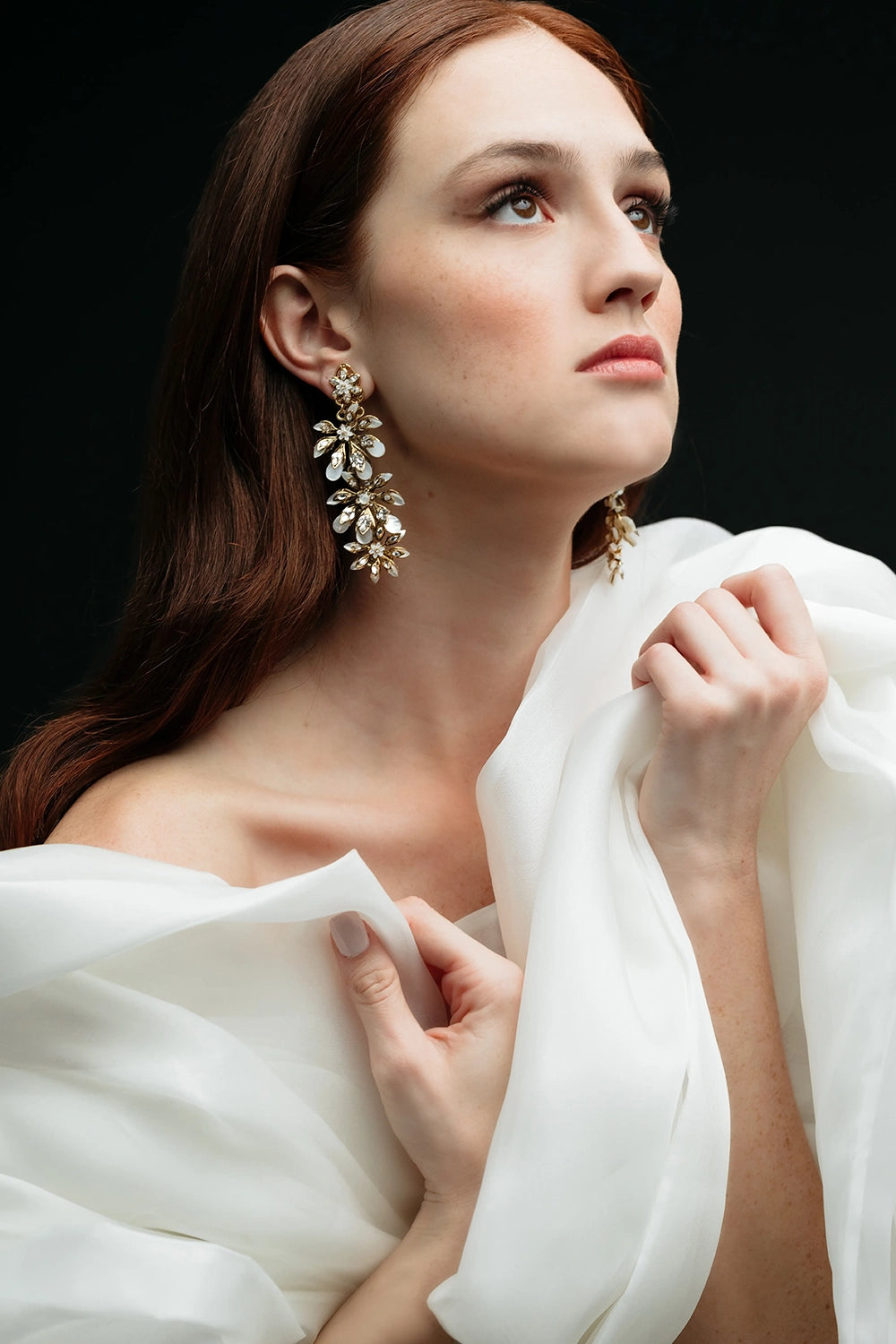 Elegant Gaze Earrings for Women - Dainty Gold Hoop Earrings for Everyday Wear | Perfect for Parties, Weddings & Date Nights