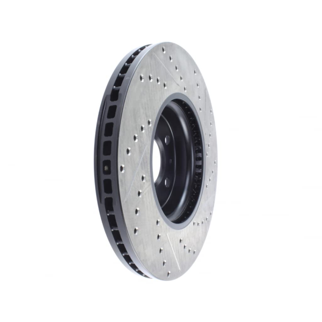 StopTech Performance Brake Rotors for Audi A6 2012-2013 - Slotted & Drilled (127.33136R) | High-Performance Braking for Sport Driving & Track Use