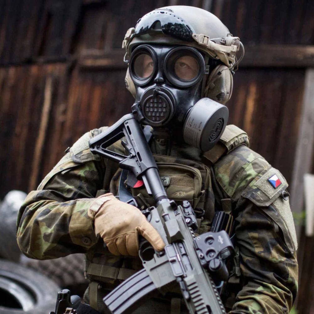 Mira Safety CM-7M Military Grade Gas Mask - NBC Protection for Emergency Preparedness, Survival, & Tactical Use