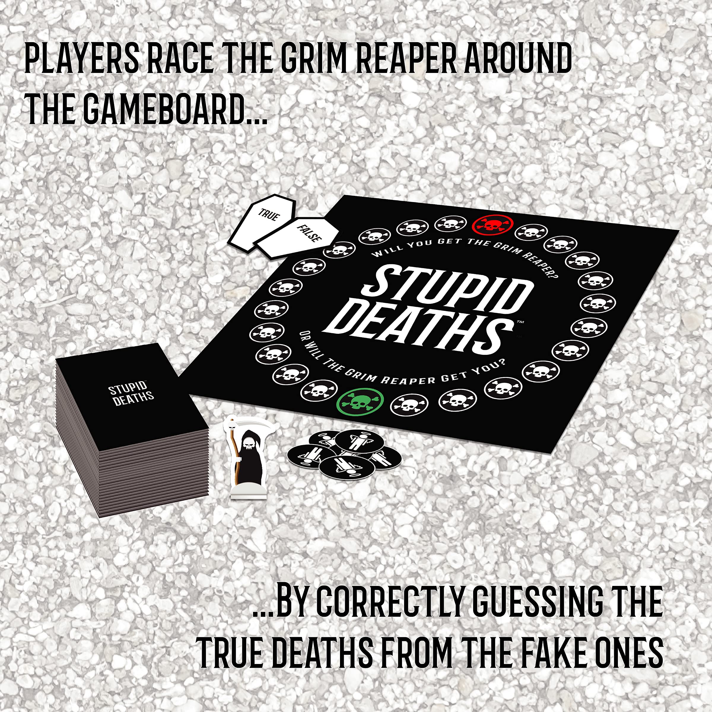Stupid Deaths Party Game for Adults & Teens - Fun Trivia for Game Nights