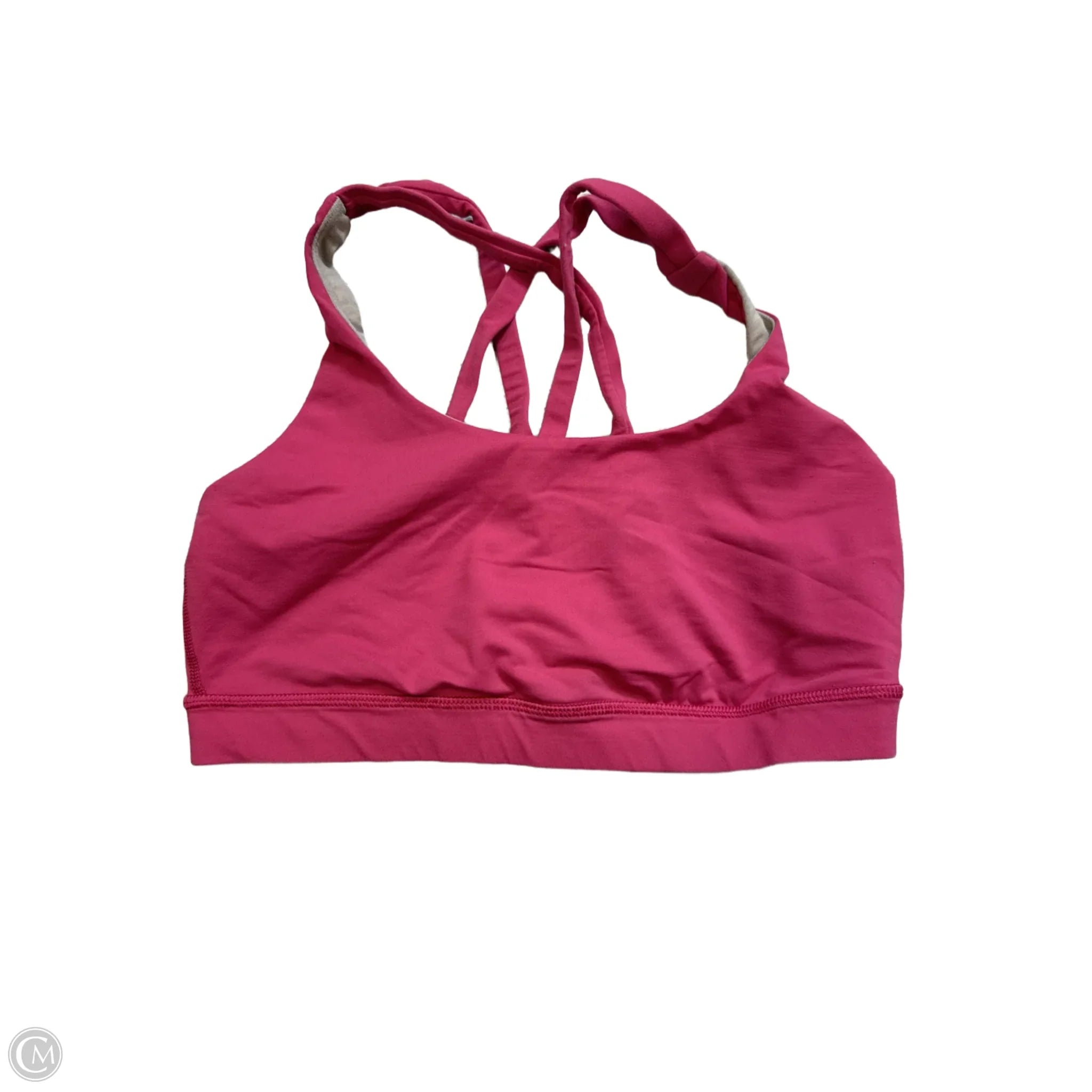 Lululemon Pink Medium Athletic Sports Bra for Women - Perfect for Yoga, Running & Gym Workouts