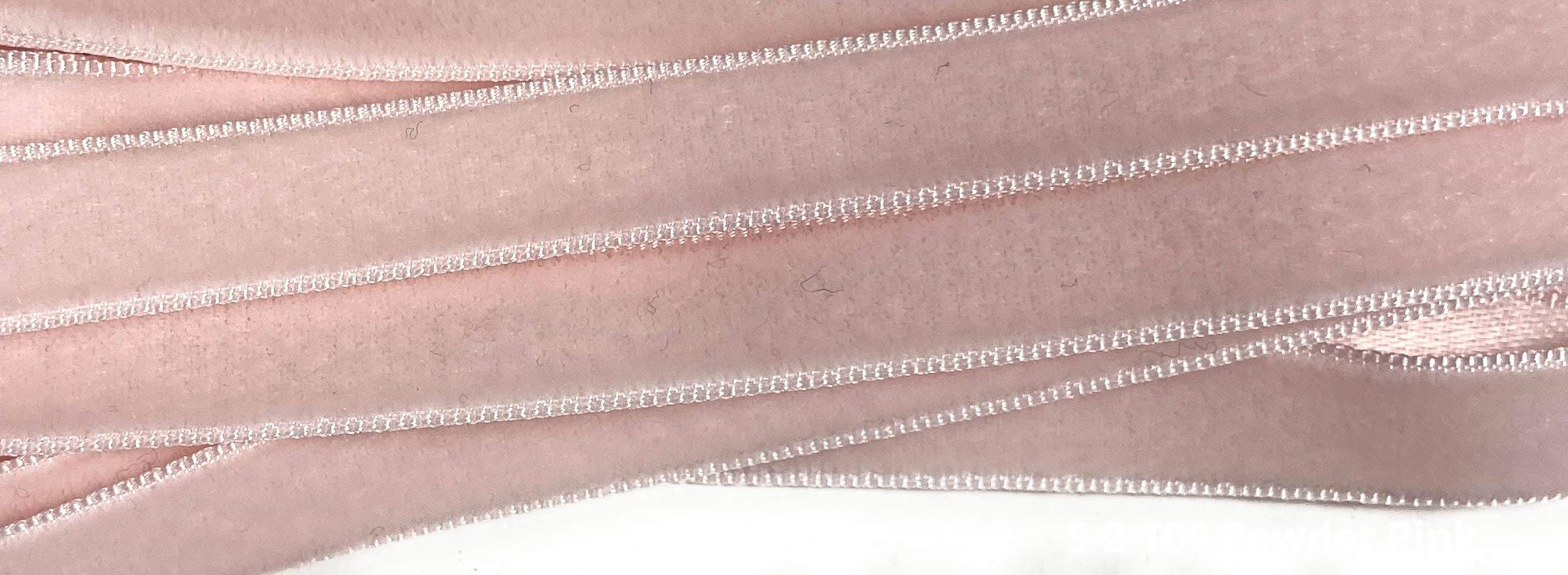Vintage 3/8'' Swiss Velvet Ribbon - Pink, Pearl Pink, Powder Pink, Rosy Mauve - 5-10 Yards for DIY Crafts, Gift Wrapping, Hair Bows & Wedding Decorations