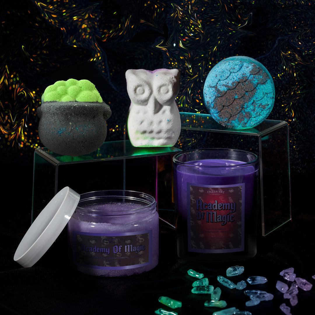Witch Society Academy of Magic Bath Bomb - Handmade Luxury Bath Bombs for Relaxation & Aromatherapy - Perfect for Spa Nights, Self-Care Rituals & Witchy Bathing Experiences