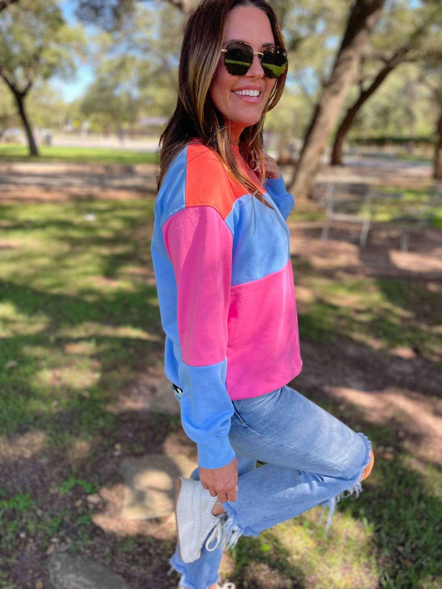 PREORDER: Finnley Colorblock Pullover Sweater - 4 Stylish Colors for Women | Perfect for Casual Outfits, Fall Layering & Cozy Winter Wear
