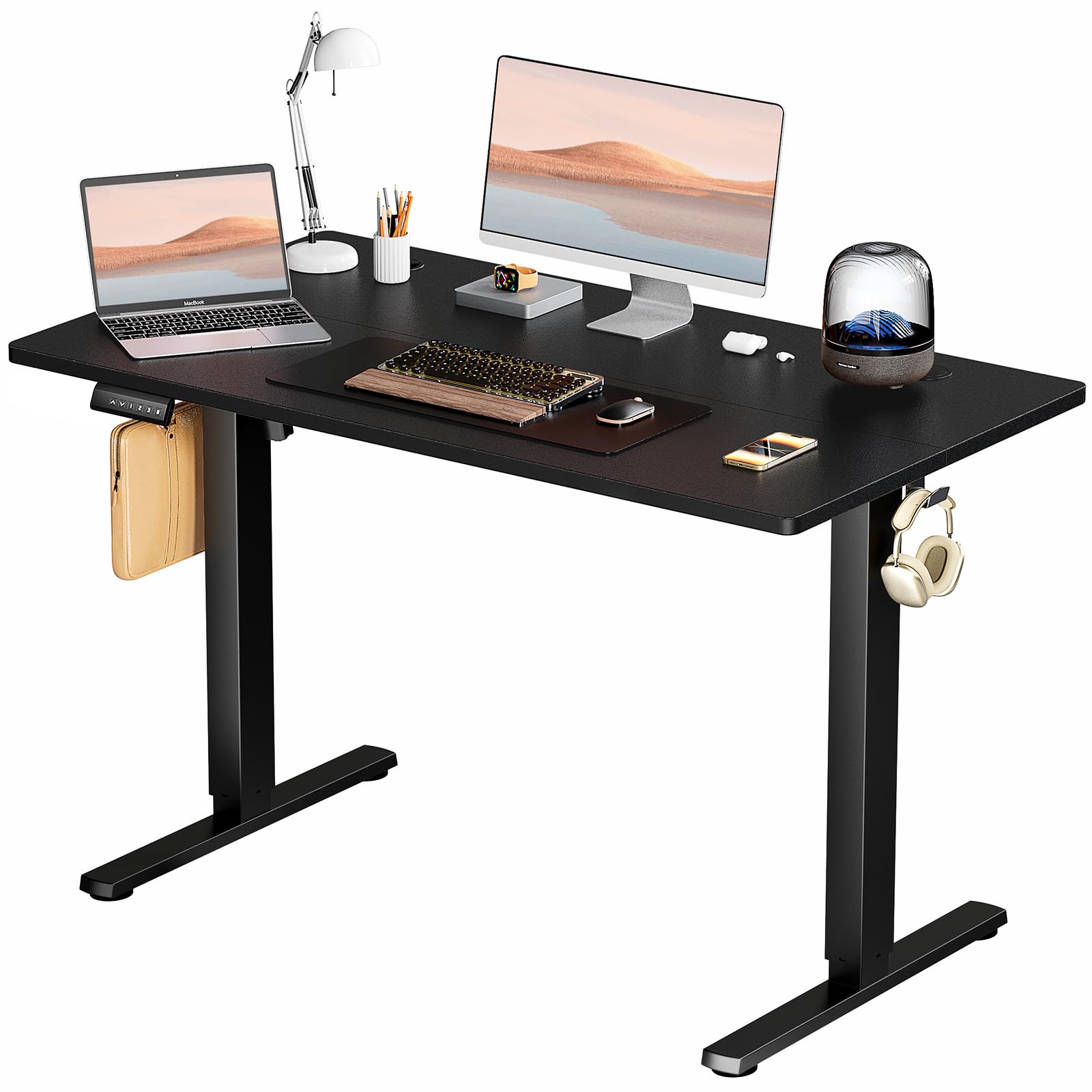 NEWBULIG Adjustable Height Standing Desk - Ergonomic Computer Workstation for Office, Gaming, Study & Meetings | Perfect for Home Office, Classroom & Conference Room