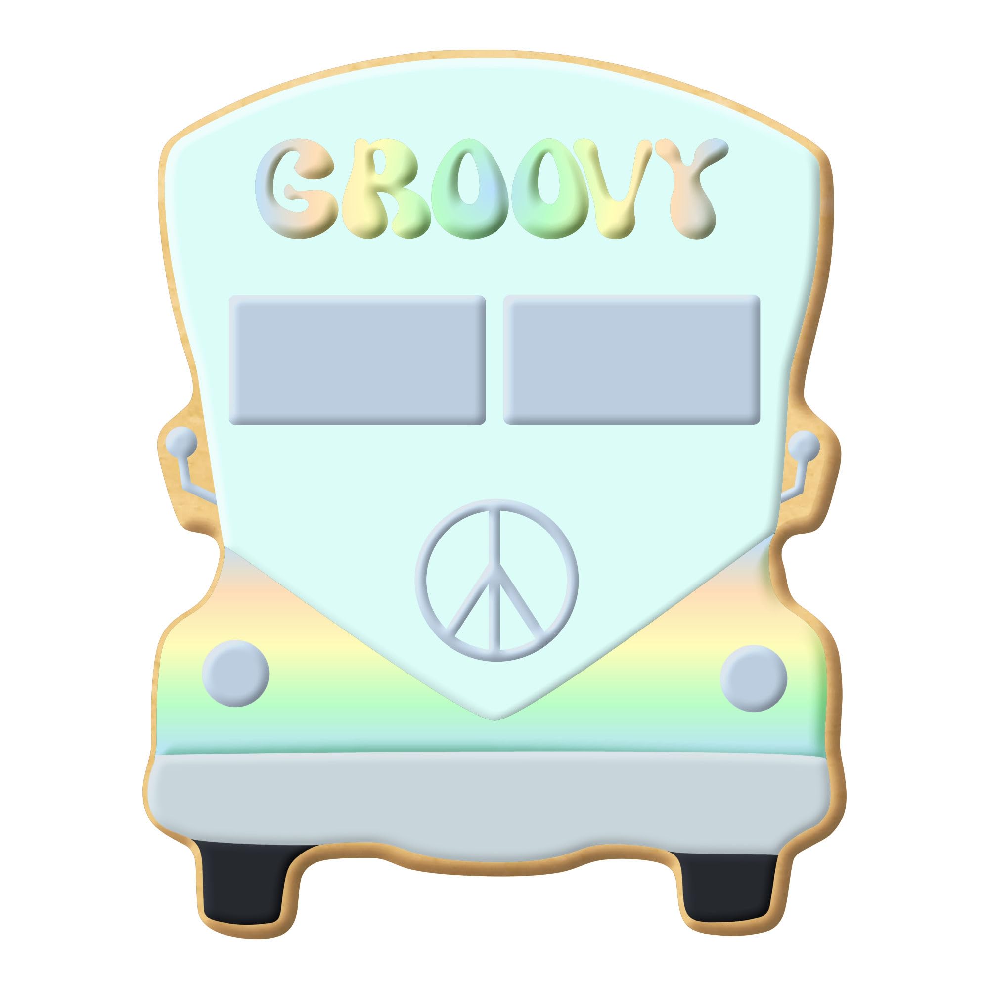 3.5 Inch School Bus Front Cookie Cutter - USA Made Tin Plated Steel Cookie Mold for Baking, Party Favors & School Themed Events