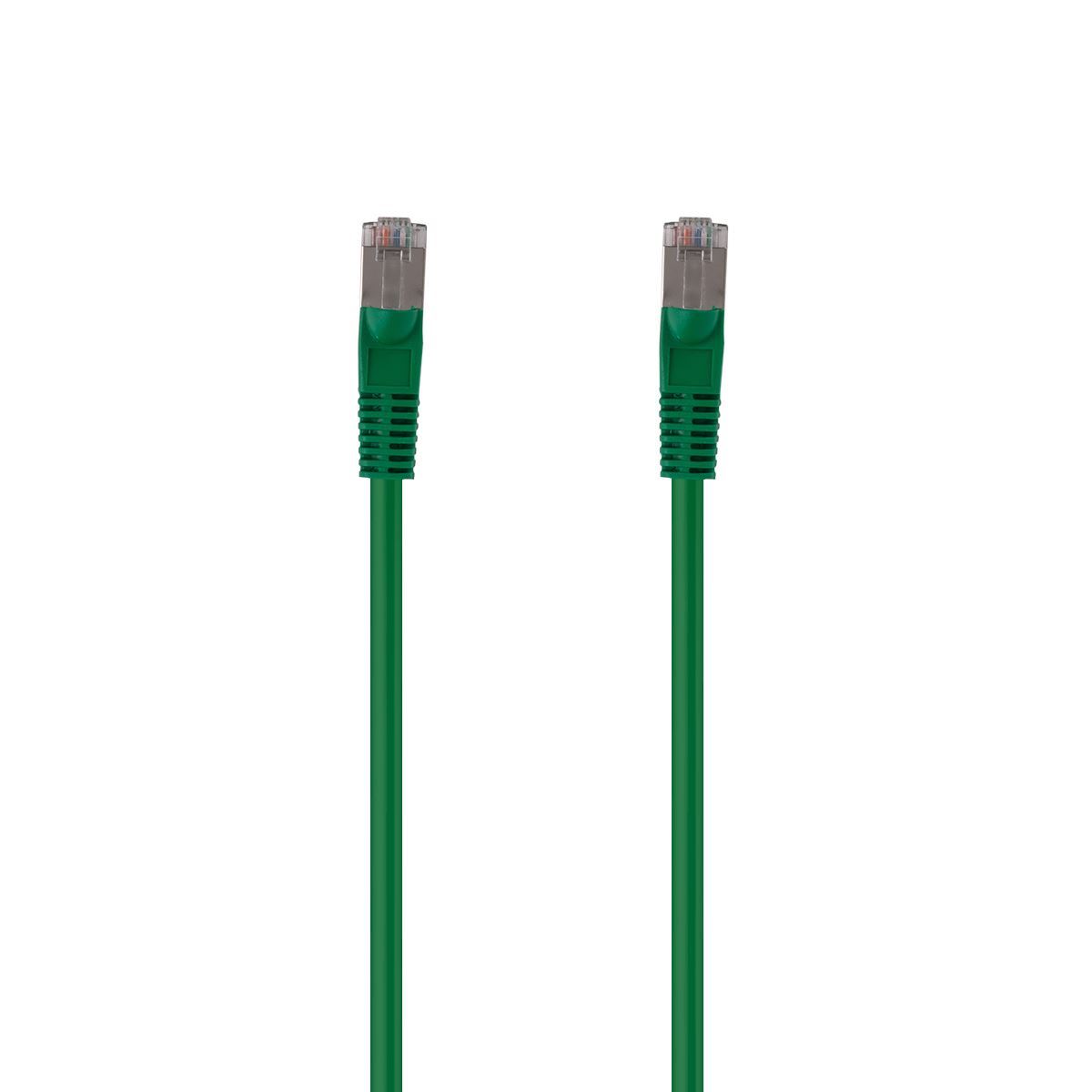 0.75m Cat6A S/FTP Green Slimline Shielded 10G Ethernet Cable - 26AWG High-Speed Patch Cord for Gaming, Streaming & Office Networks