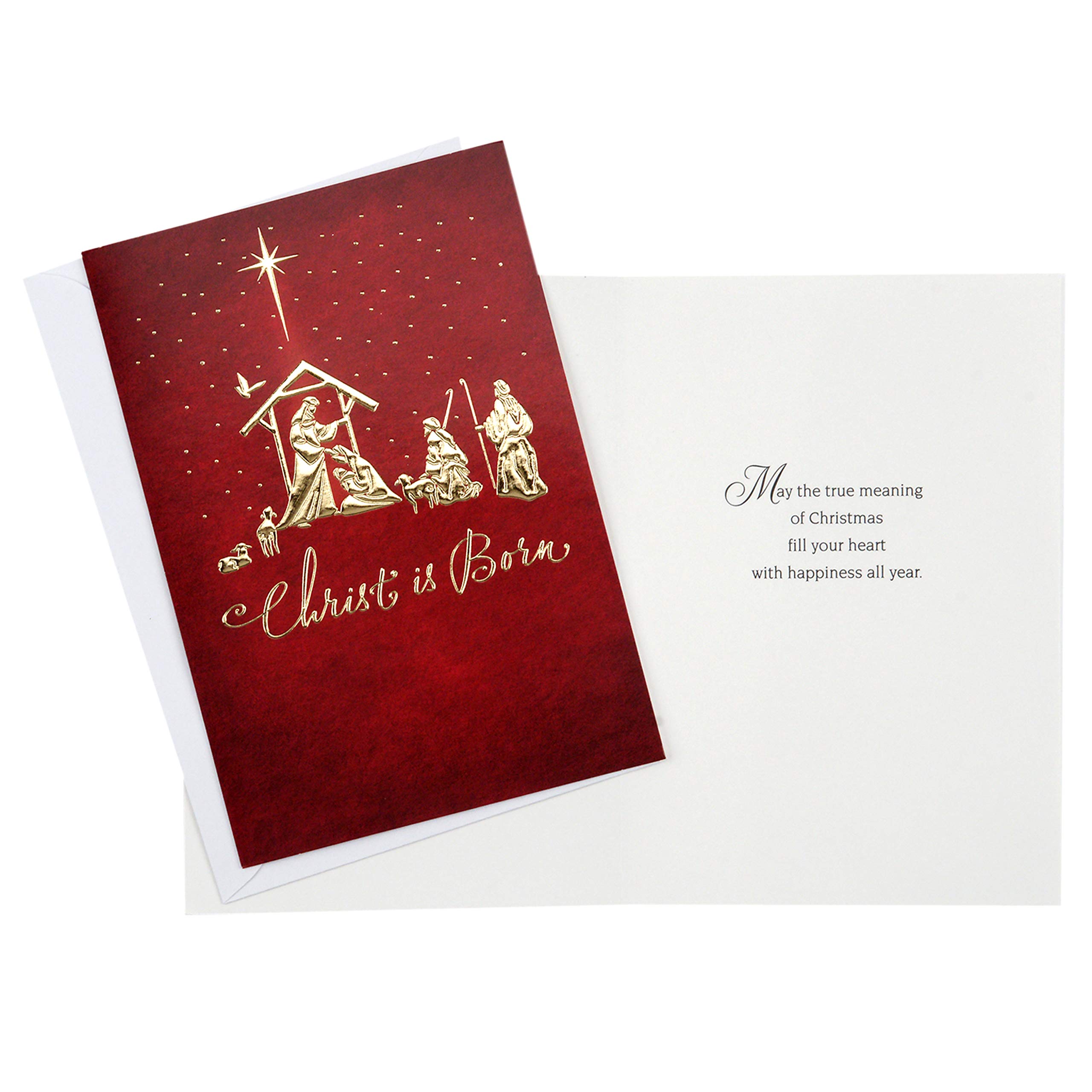 Hallmark Thomas Kinkade Christmas Card Set - 3 Designs, 24 Religious Holiday Cards with Envelopes & Image Arts Boxed Christmas Cards - 4 Designs, 24 Festive Greeting Cards | Perfect for Holiday Gifts, Church Events & Family Christmas Wishes