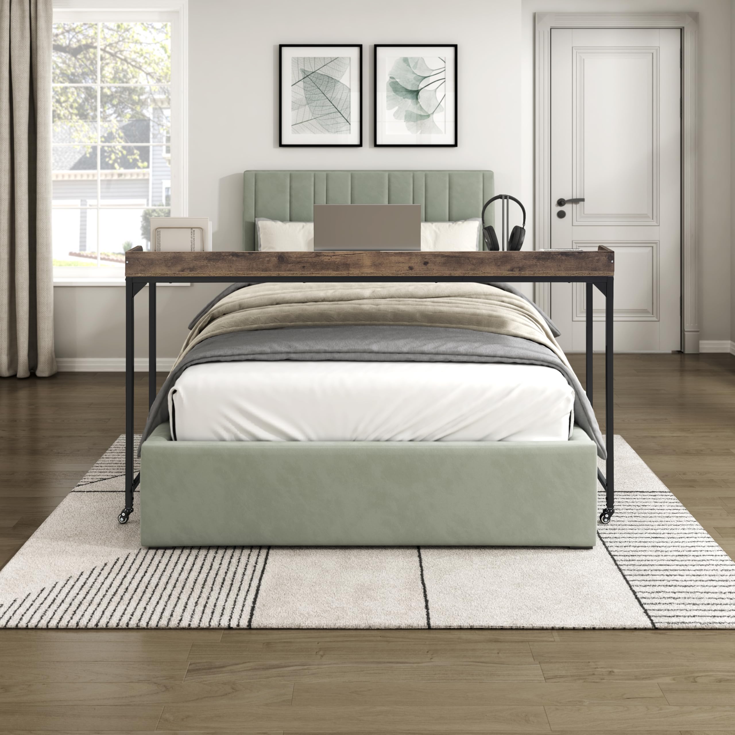 Lexicon Overbed Table with Wheels - 72