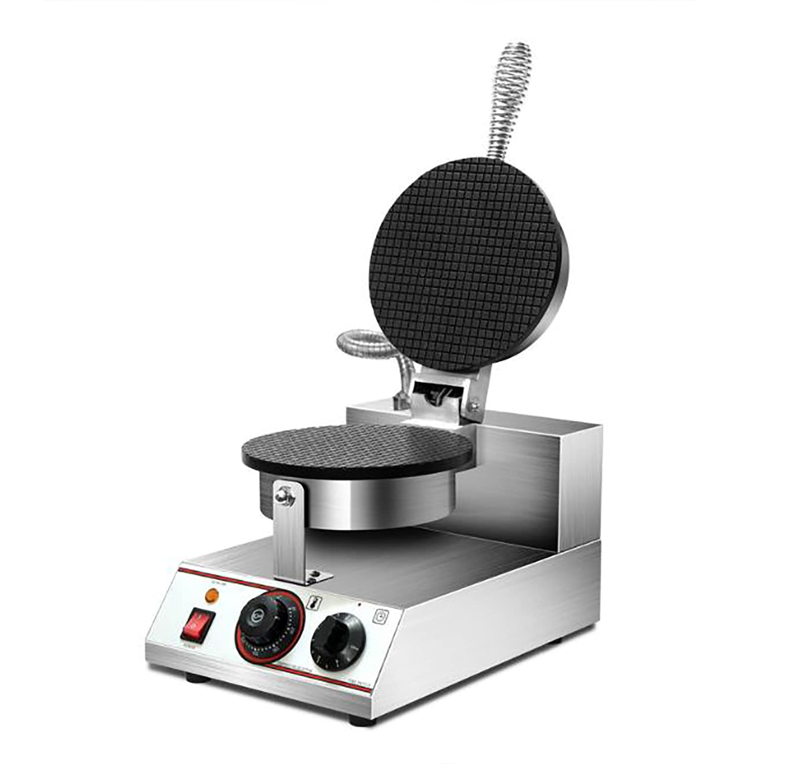 Hailland 220V Commercial Waffle Maker - 1200W Nonstick Electric Waffle Machine for Bakeries, Snack Bars & Home Use | Perfect for Breakfast, Desserts & Catering Events