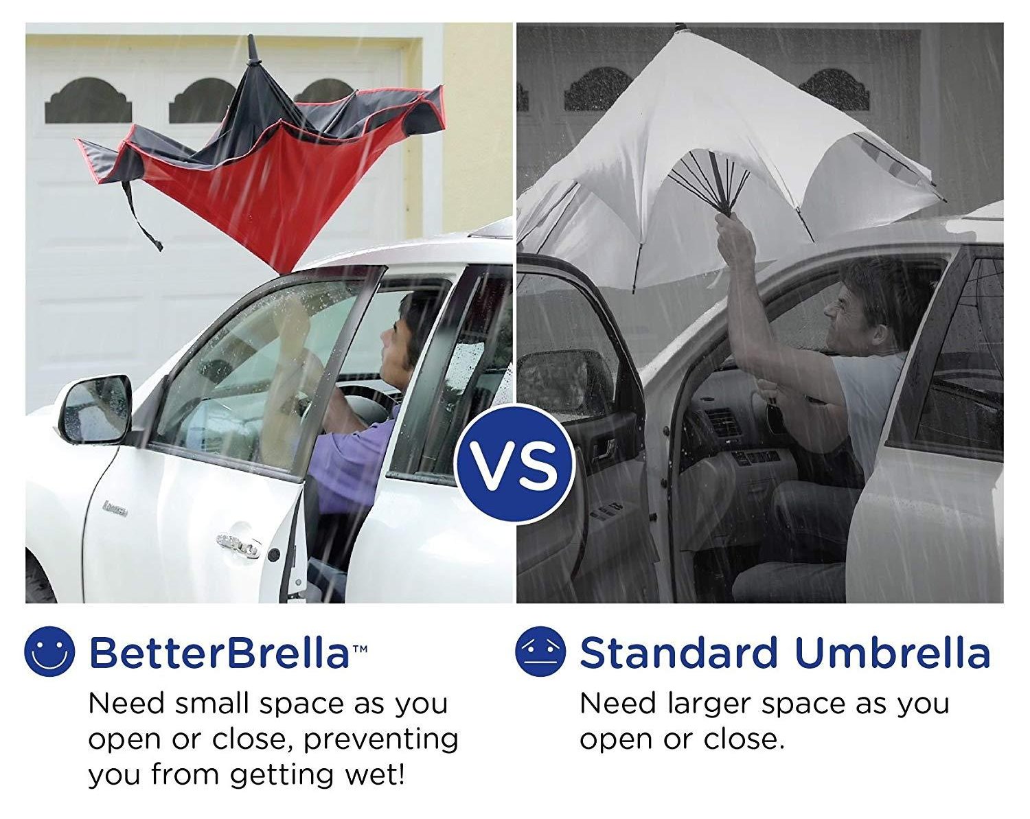 Backward Brella - Reverse Opening Umbrella for Easy Entry & Exit | Perfect for Rainy Days, Commuting, and Outdoor Events