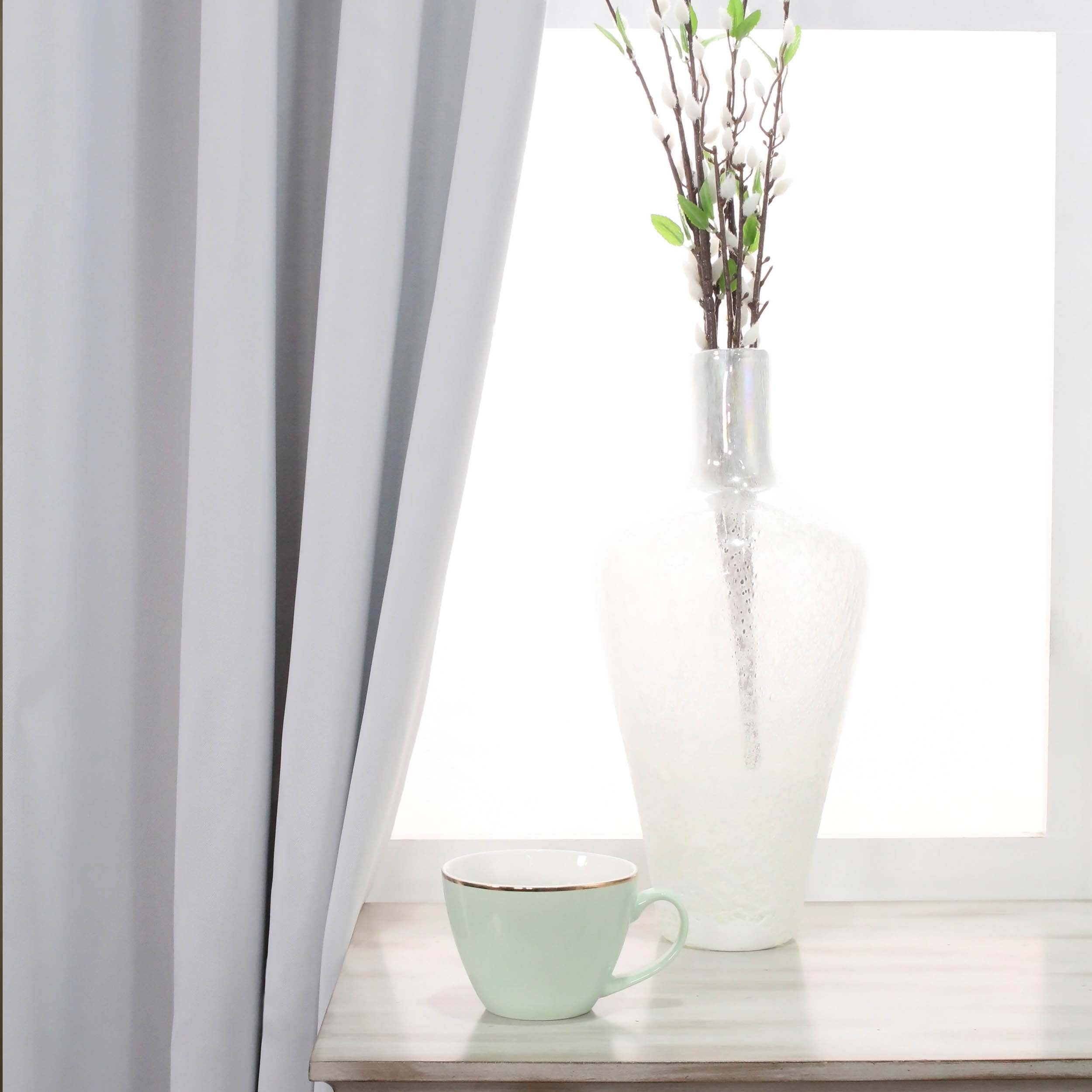 Blackout Curtains for Bedroom - Solid Classic Modern Grommet Curtain Set for Living Room, Nursery & Home Theater - Light Blocking Thermal Insulated Window Drapes